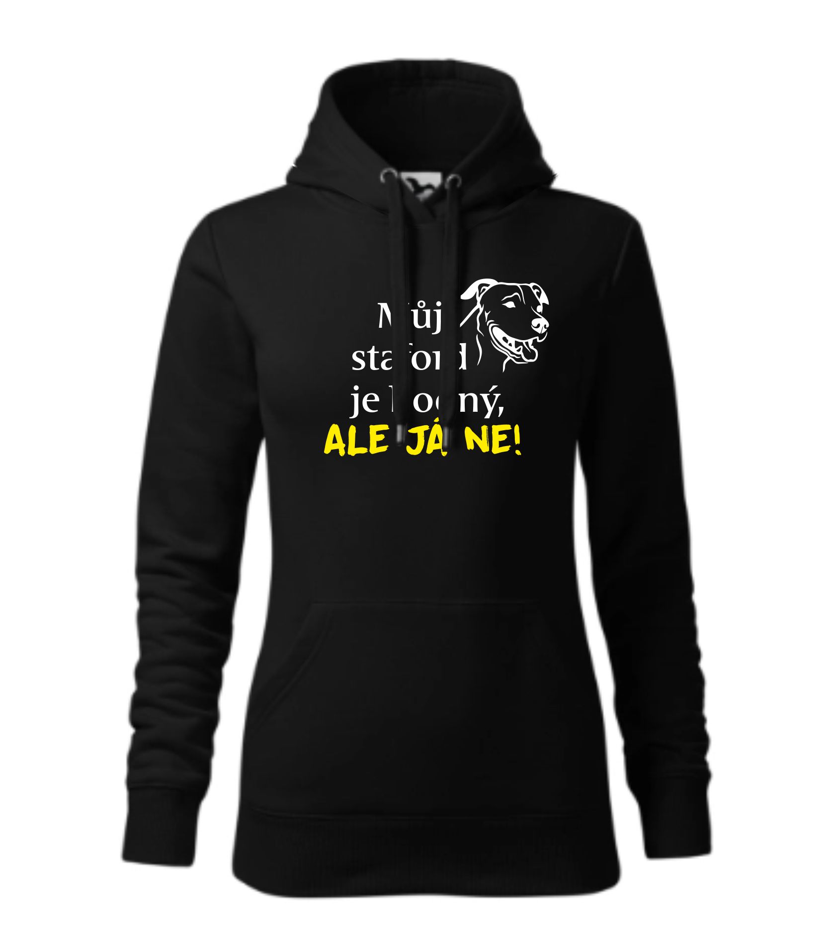 Mikina můj staford je hodný ale já ne