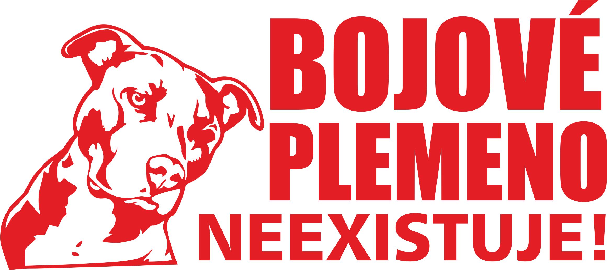 Samolepka bojové plemeno neexistuje