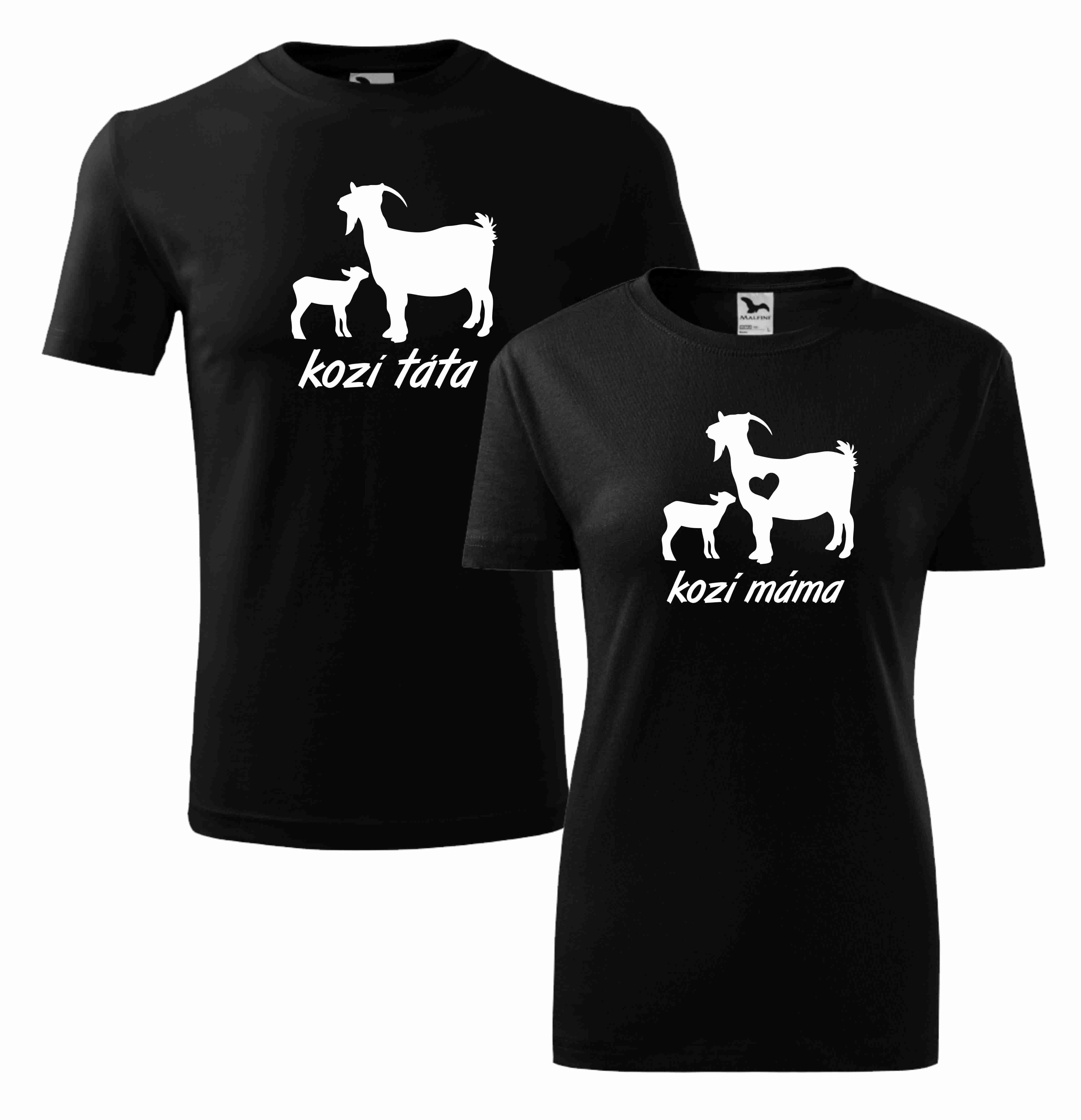 Párová trička kozí máma a kozí táta