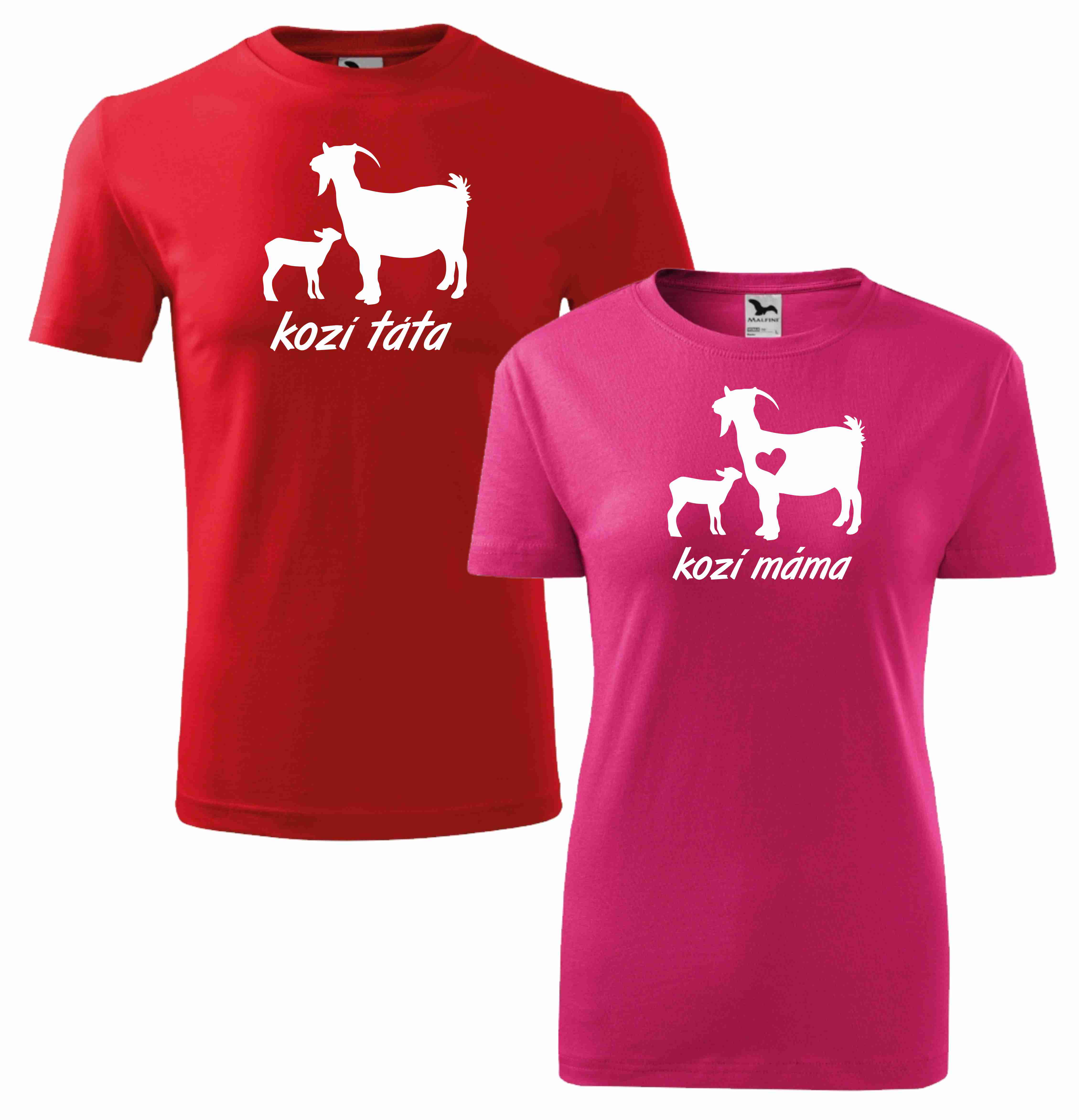 Párová trička kozí máma a kozí táta