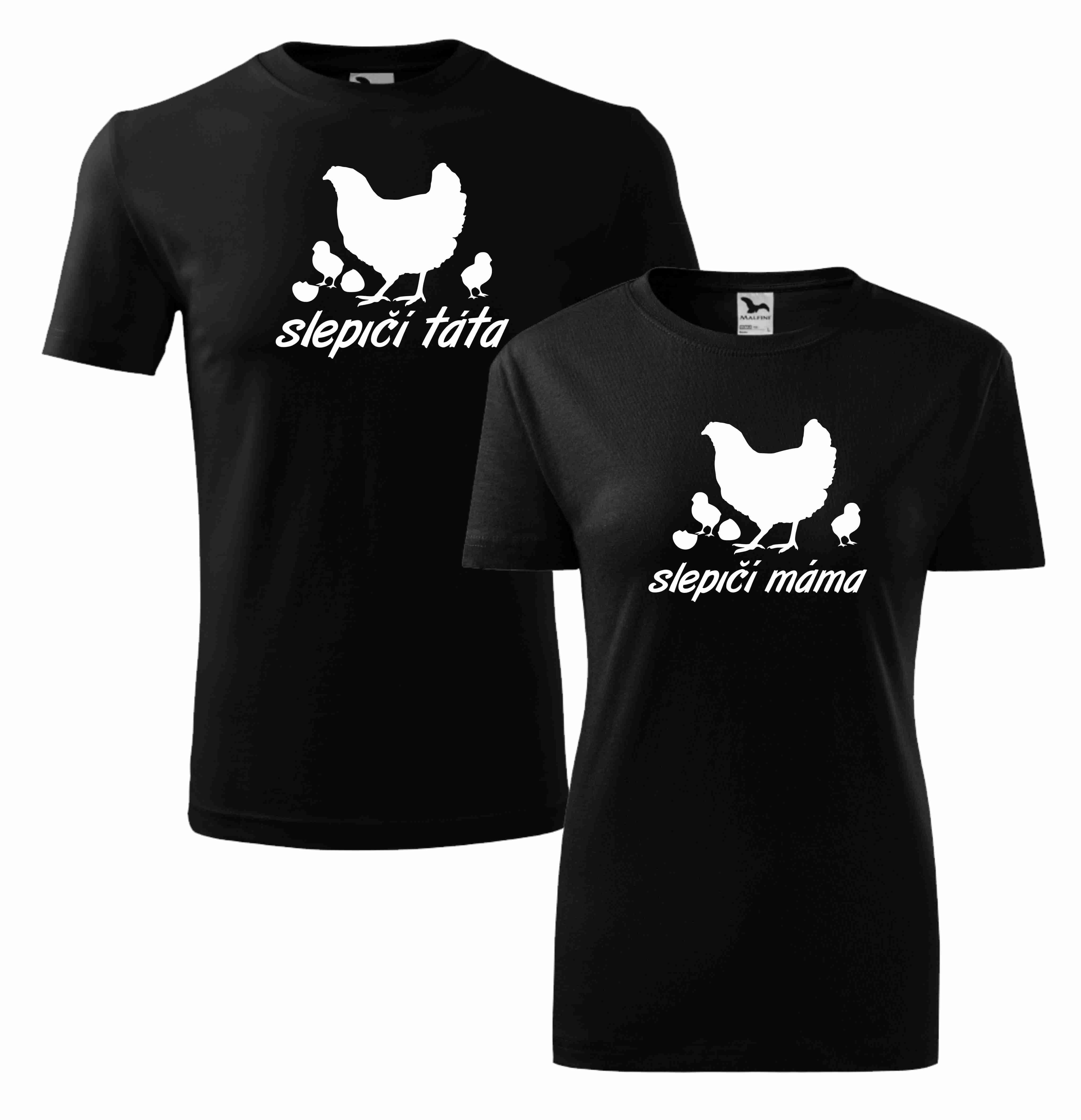 Párová trička slepičí máma a slepičí táta