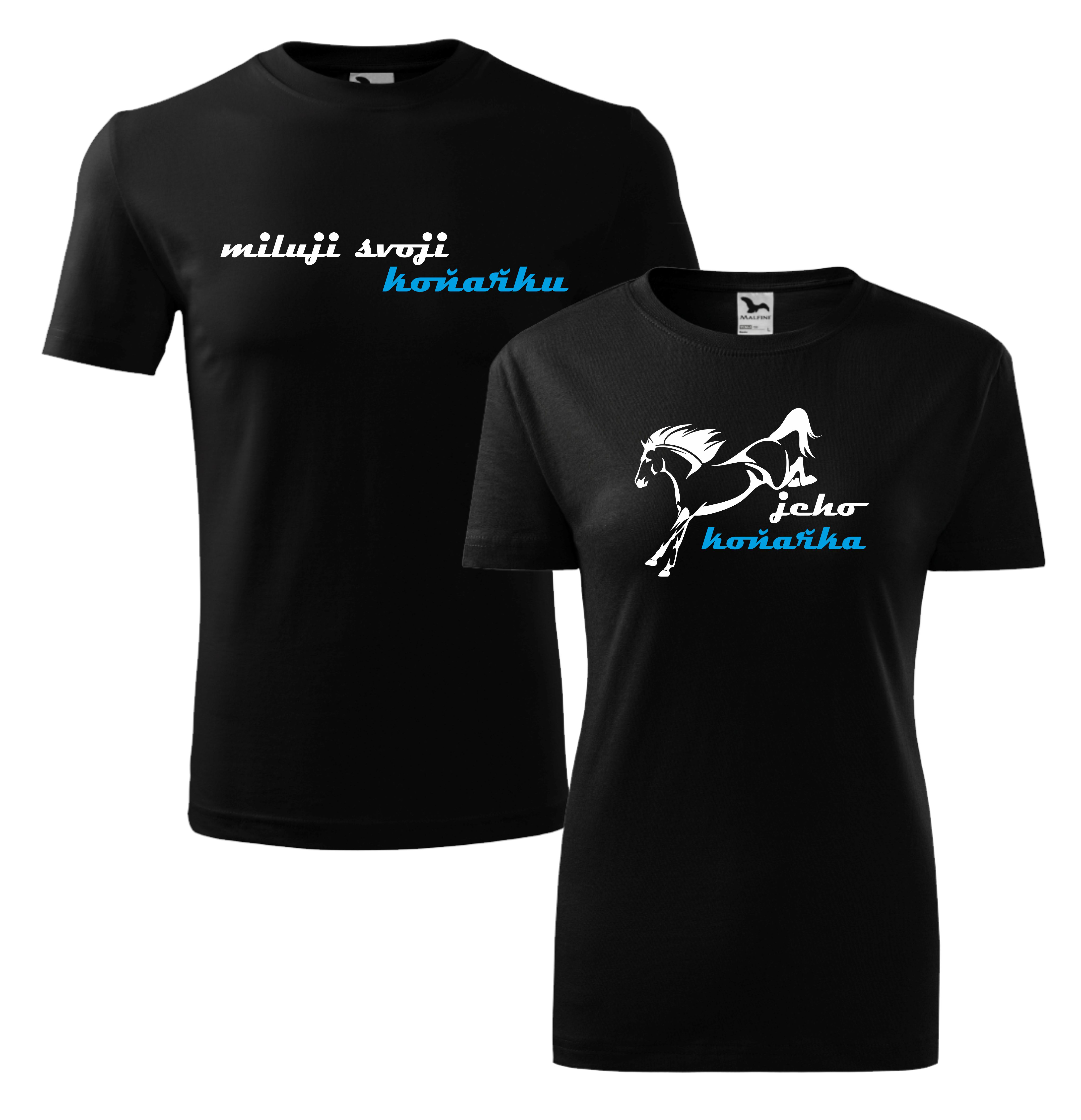 Párová trička koňařka/miluji svoji koňařku