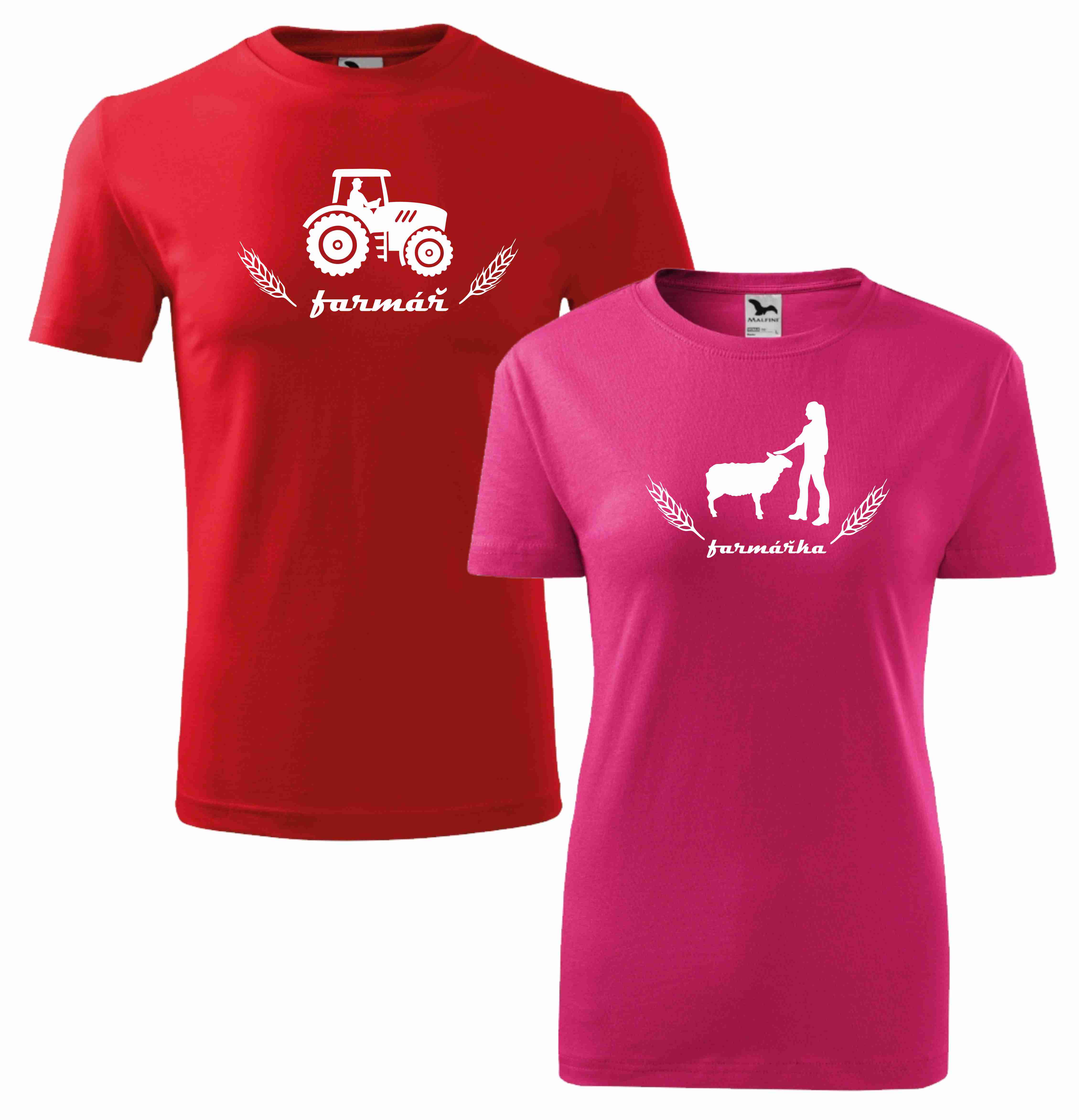 Párová trička farmář / farmářka