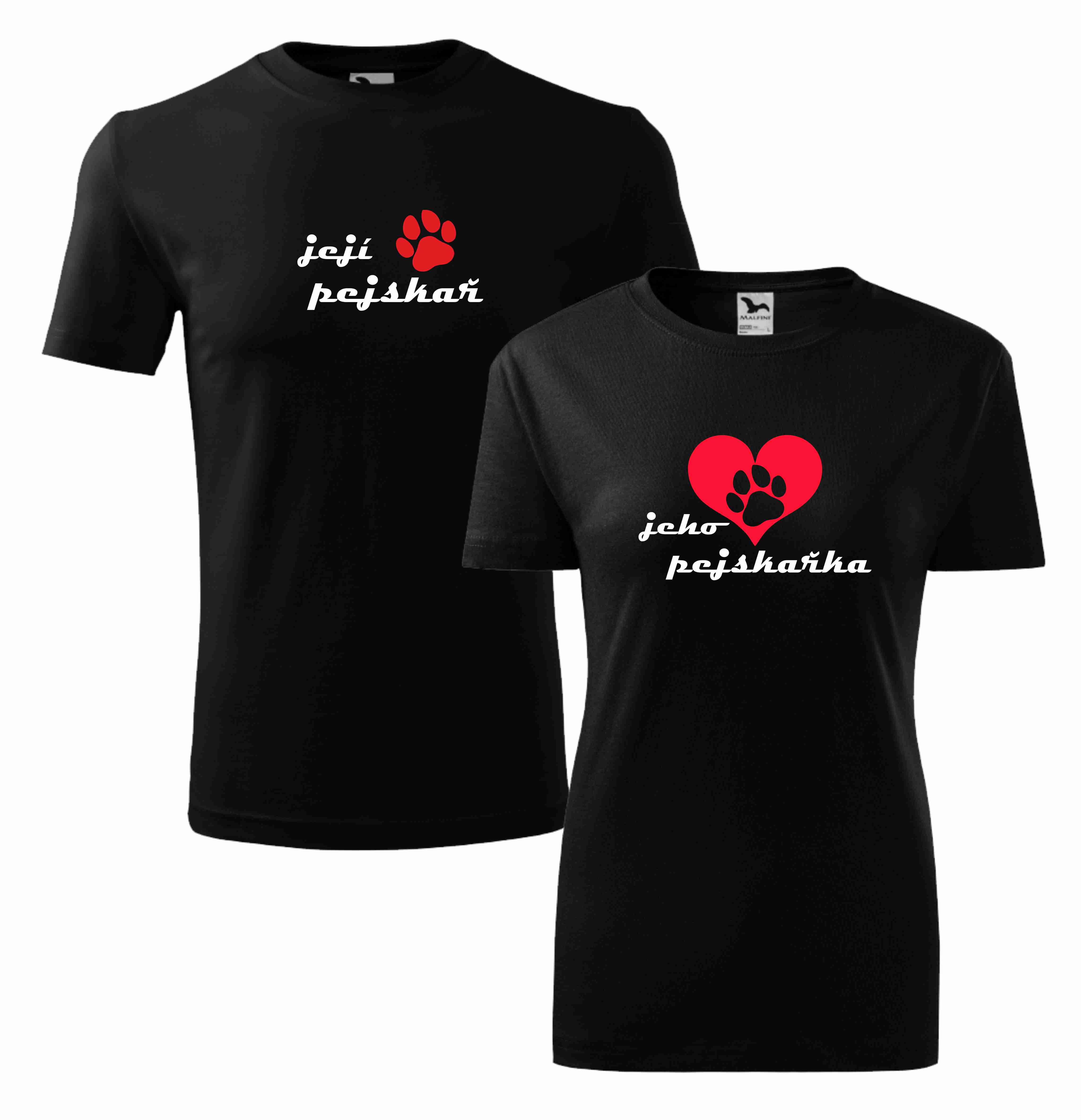 Párová trička pejskař / pejskařka