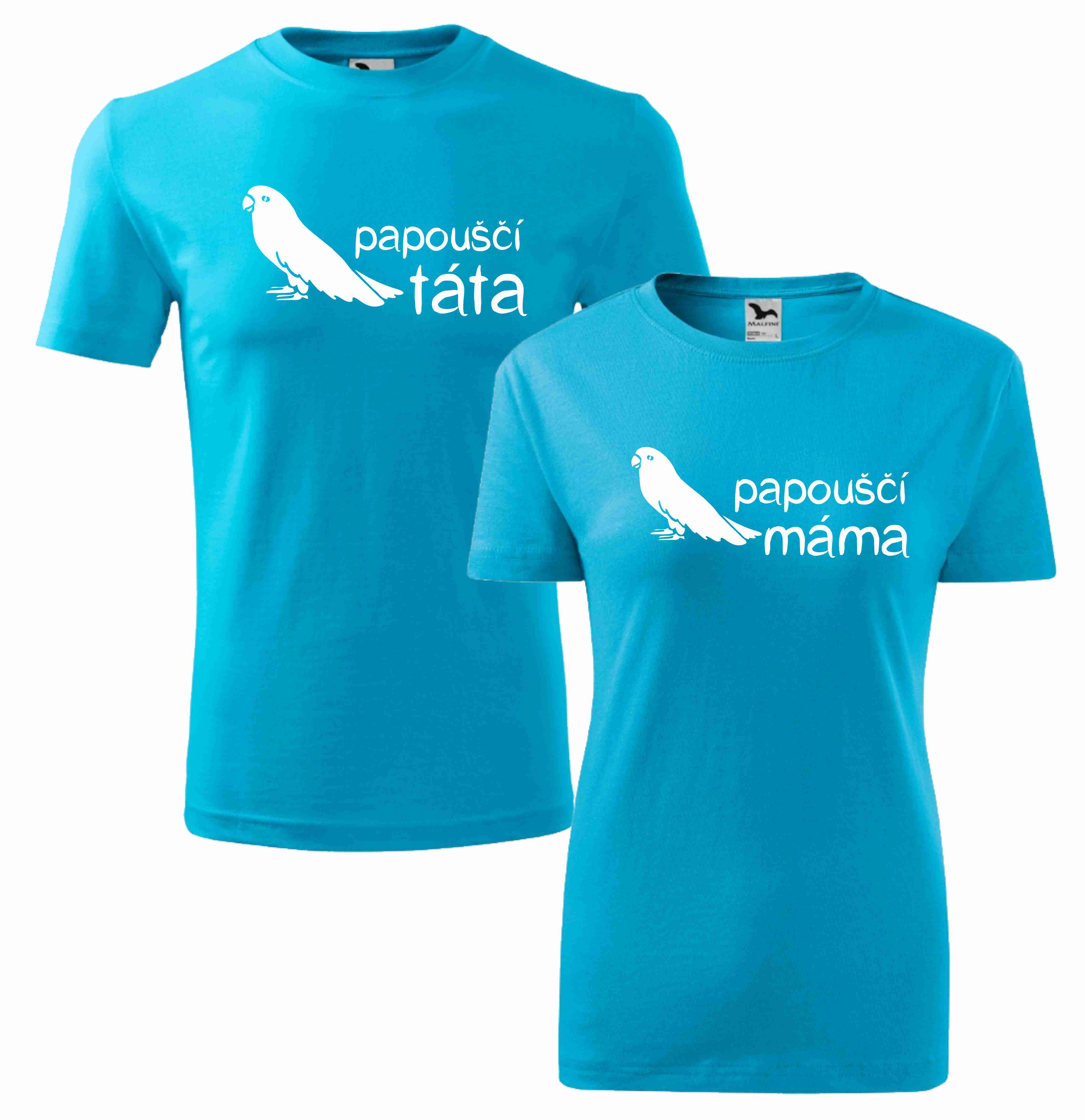 Párová trička papouščí máma / papouščí táta