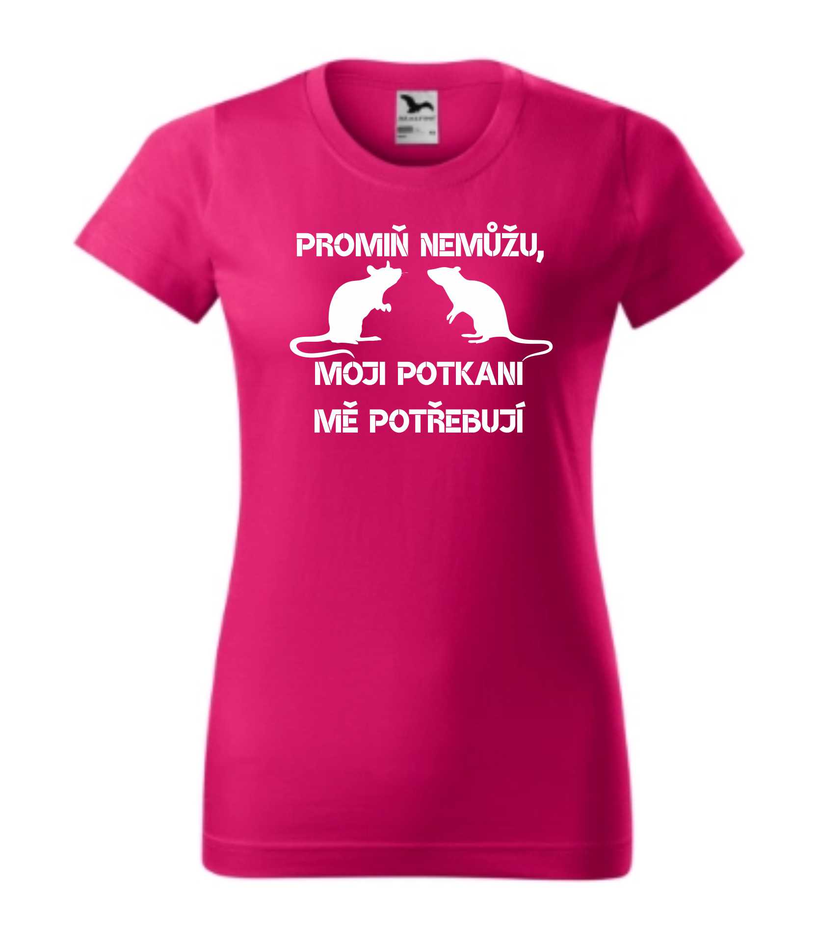 Triko promiň nemůžu, moji potkani mě potřebují