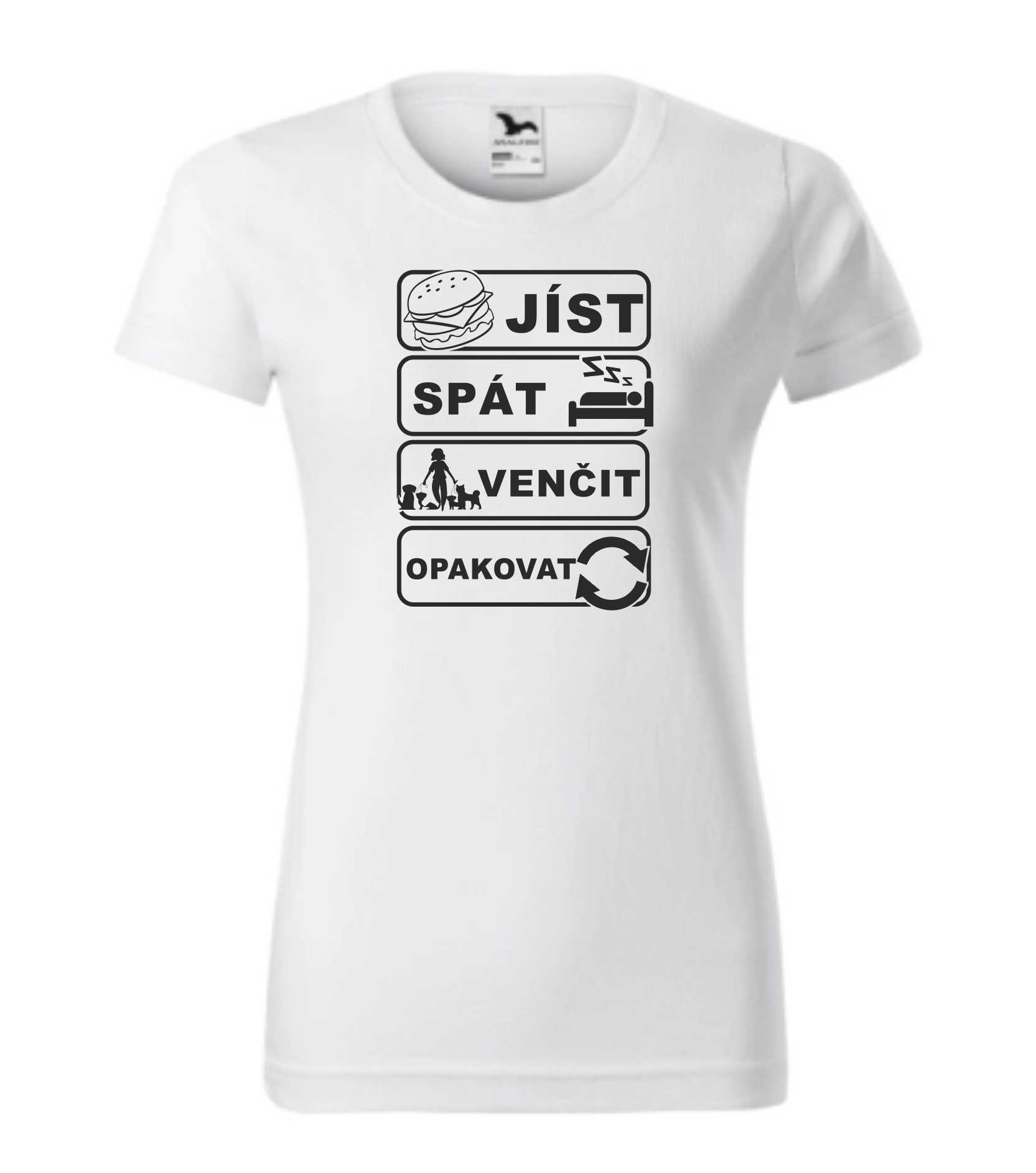 Triko jíst, spát, venčit, opakovat