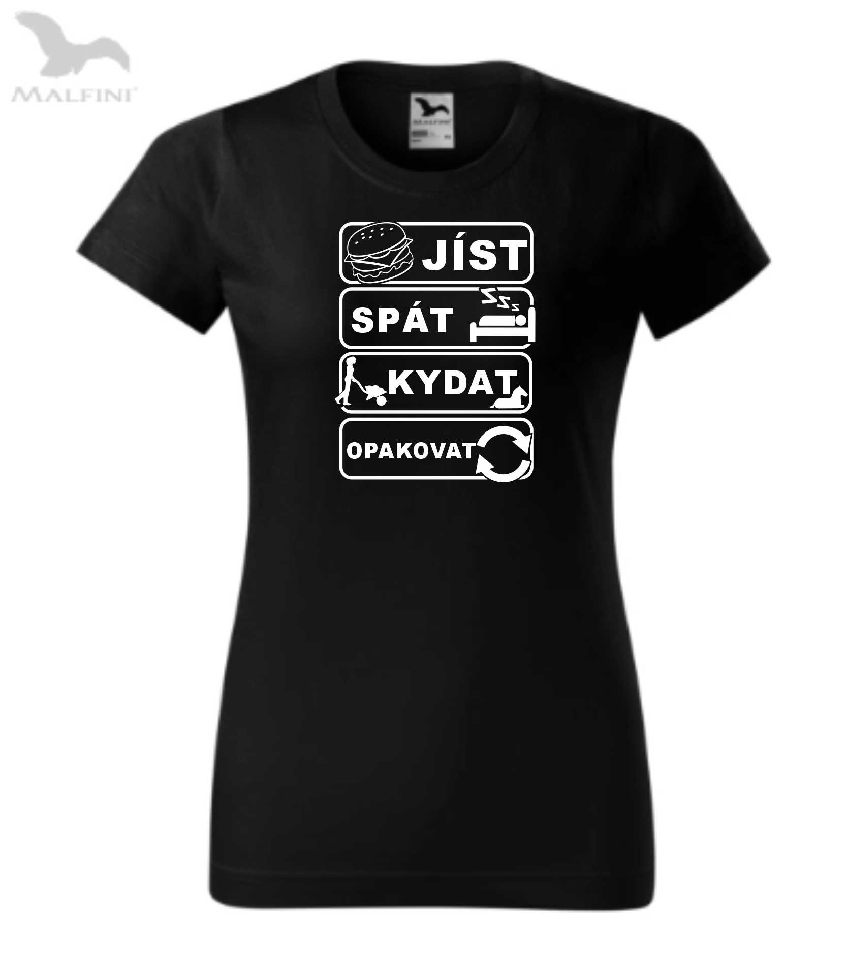 Triko jíst, spát, kydat, opakovat