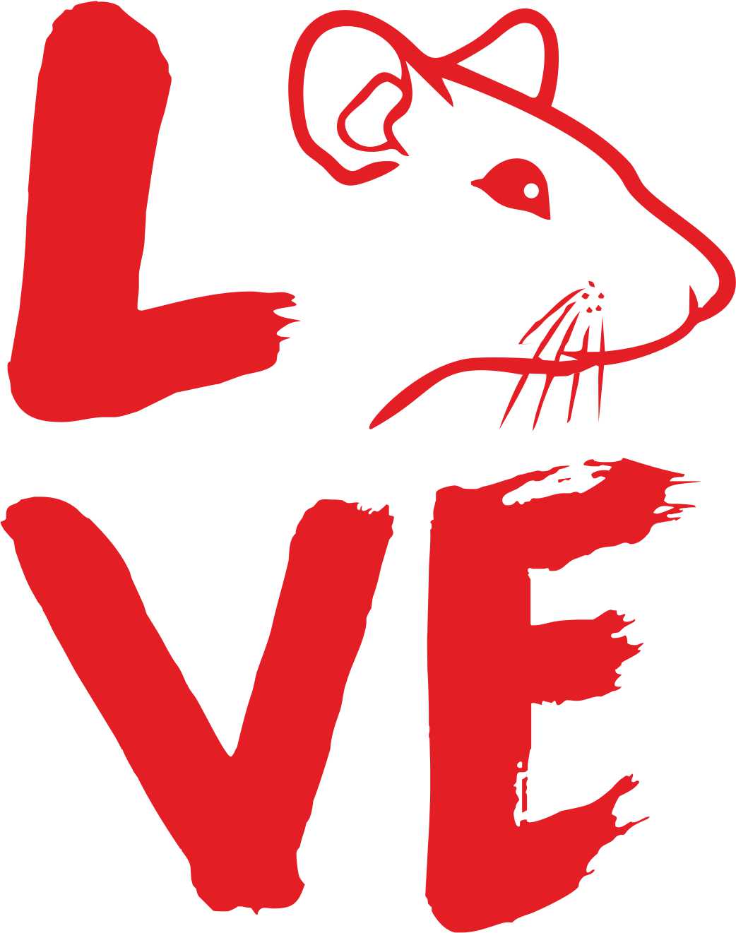 Samolepka love - potkan