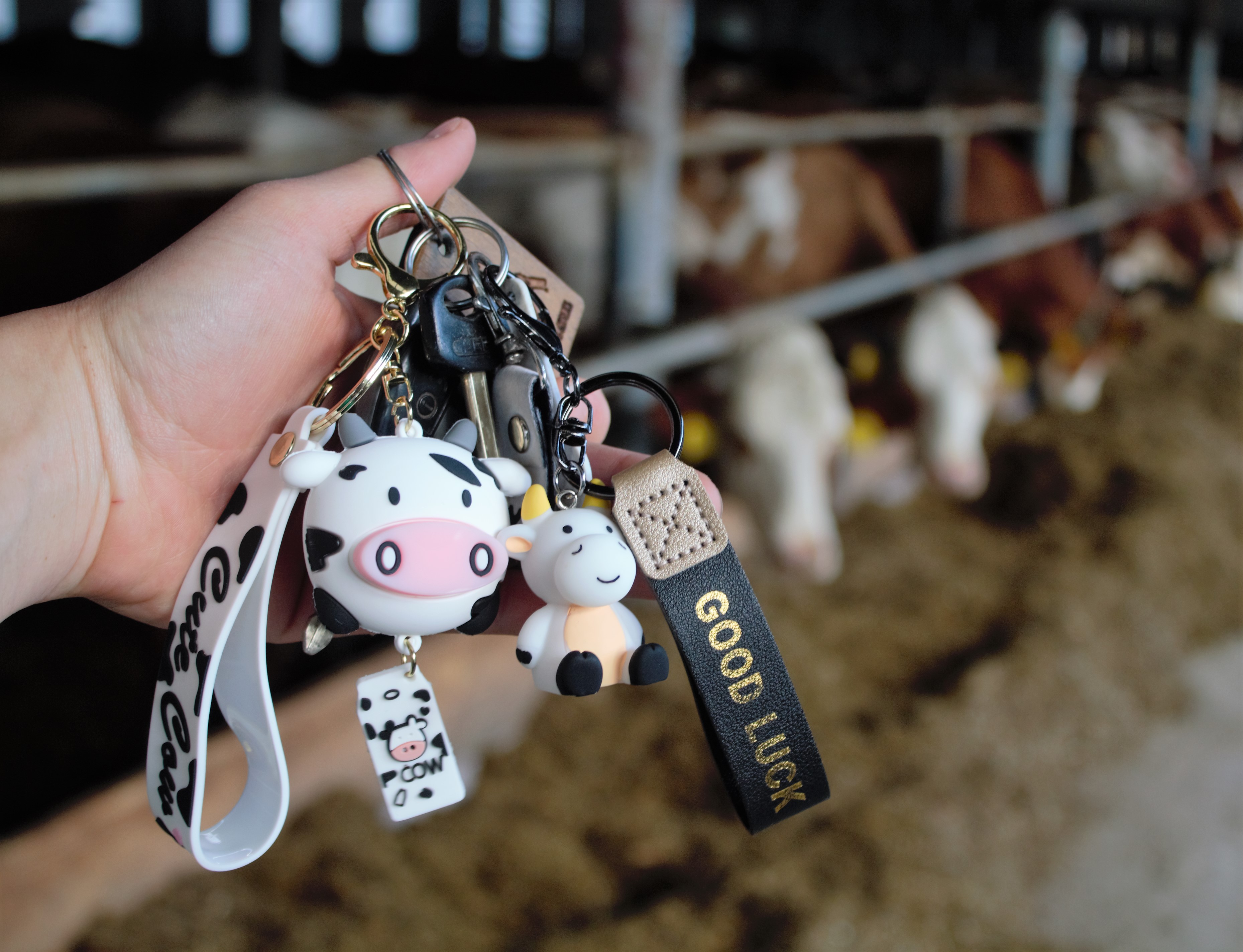 Přívěsek kravka good luck