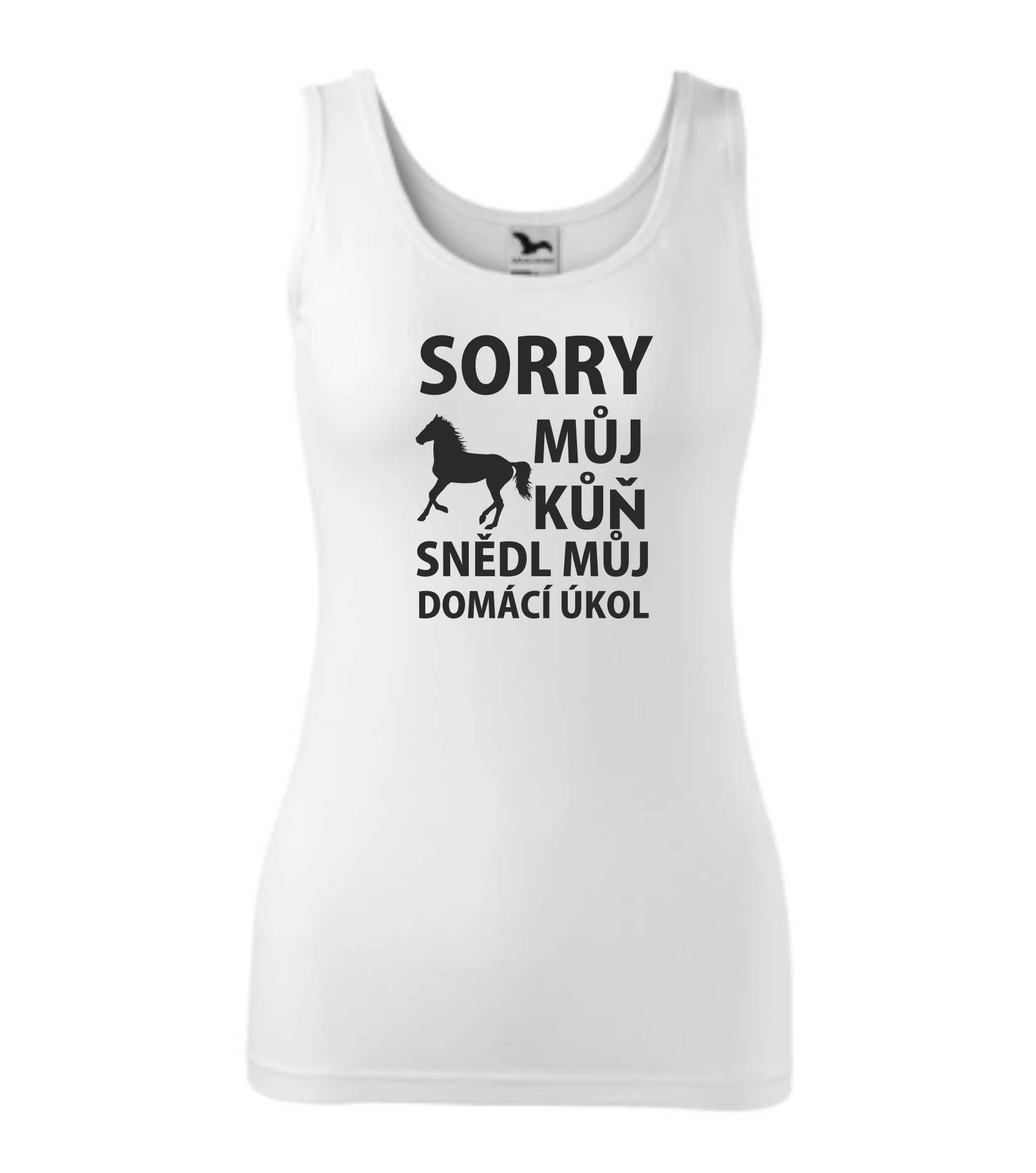 Tílko triumph sorry můj kůň mi snědl domácí úkol