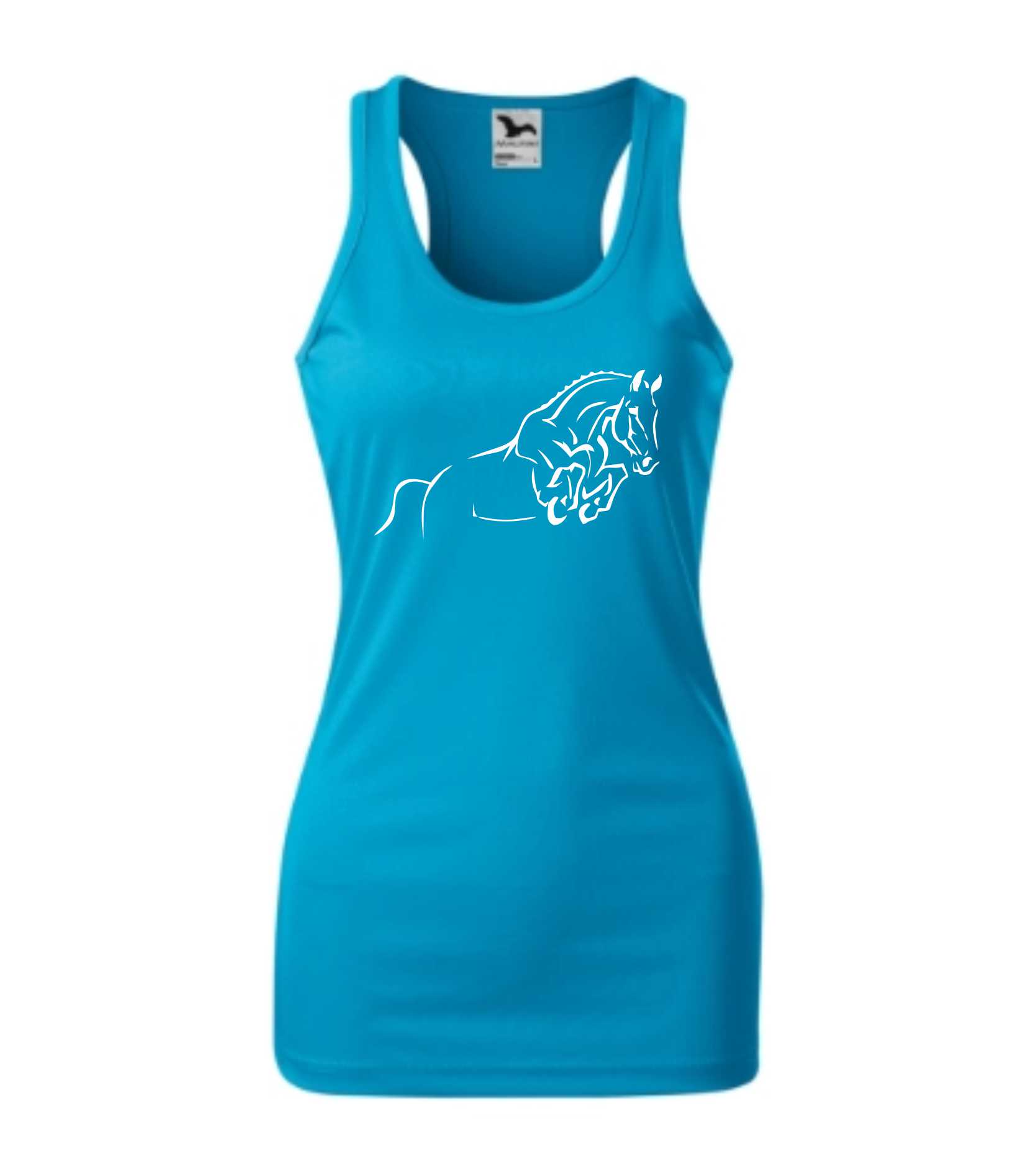 Tílko racer silueta koně