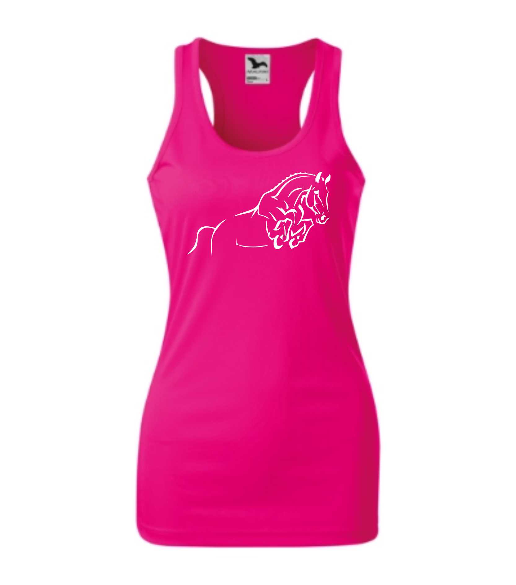 Tílko racer silueta koně