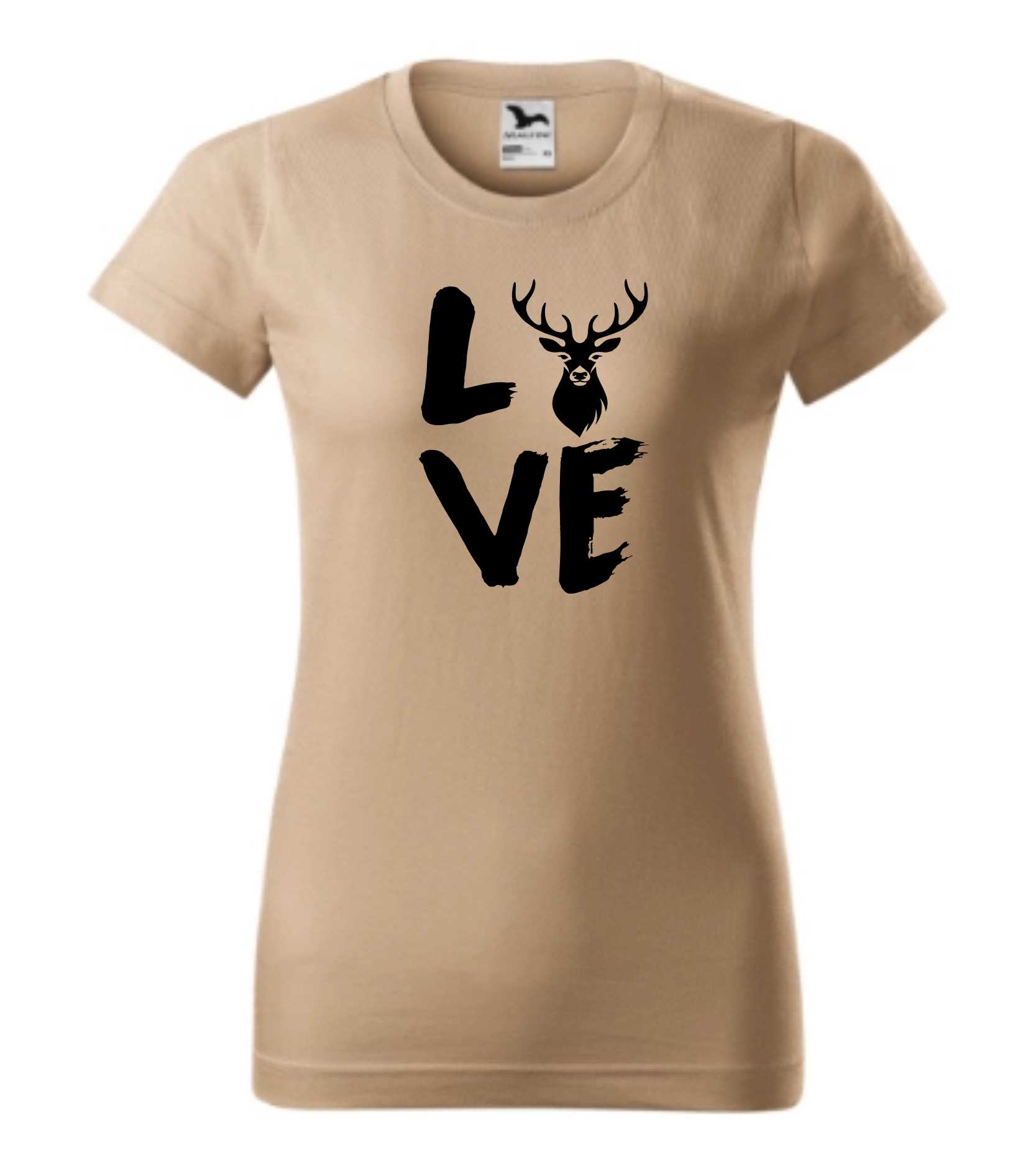 Triko love - jelen