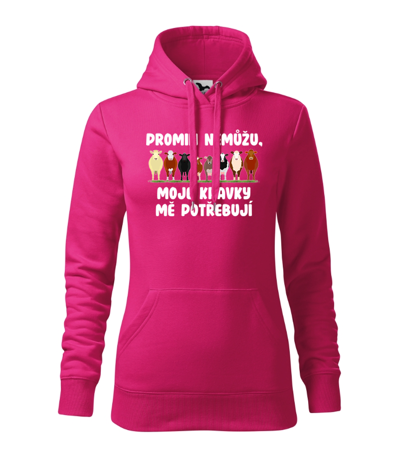 Mikina promiň nemůžu, moje kravky mě potřebují
