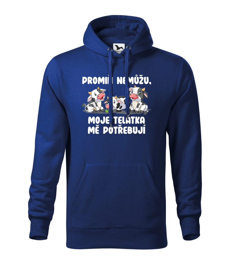 Mikina promiň nemůžu, moje telátka mě potřebují