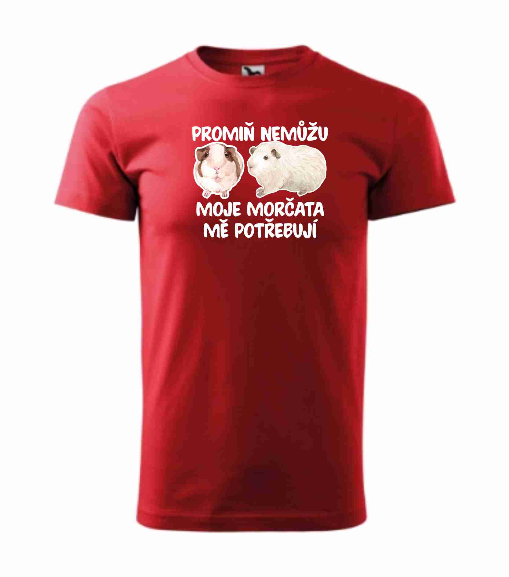 Tričko promiň nemůžu moje morčata me potřebují