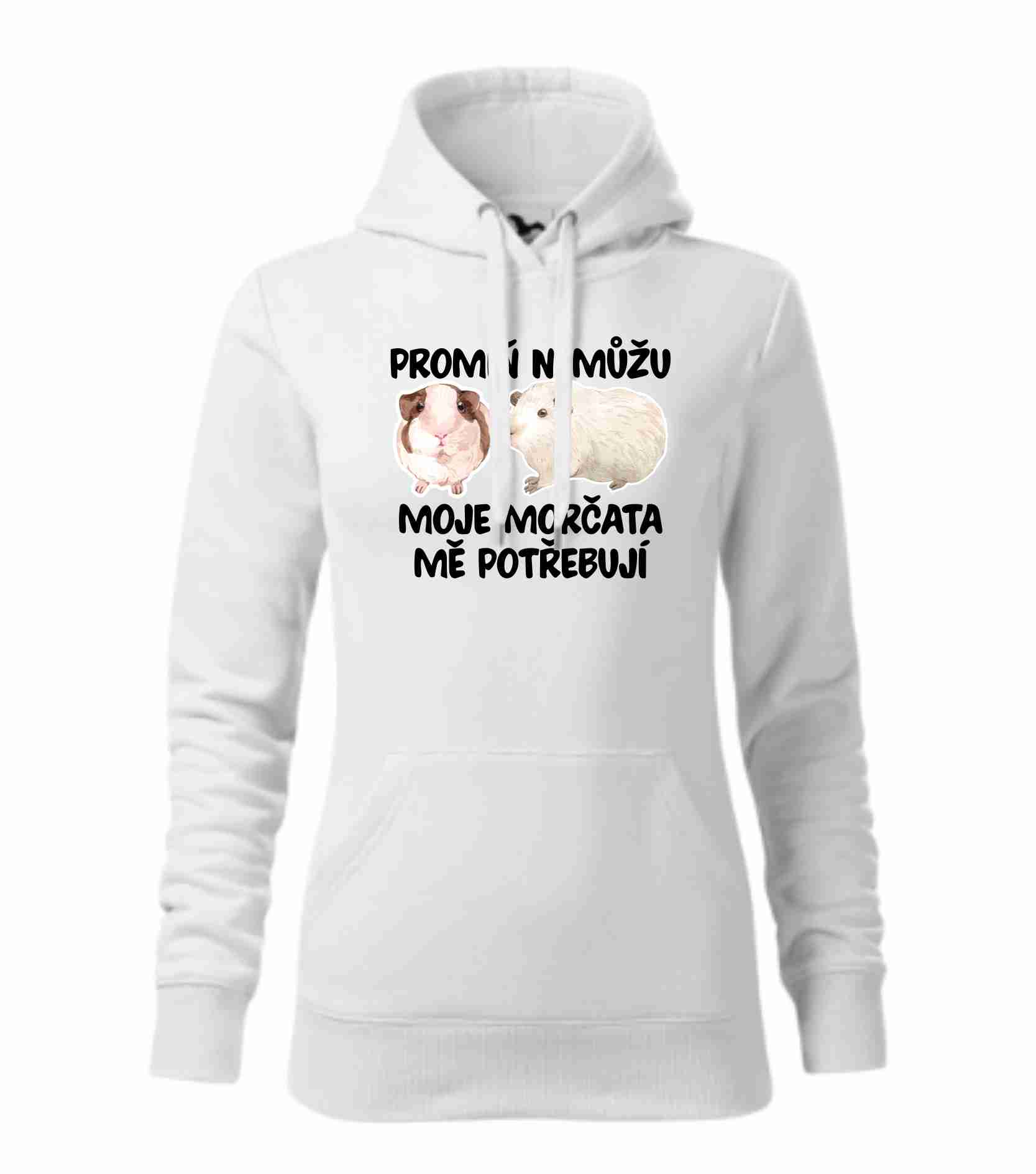 Mikina promiň nemůžu, morčata mě potřebují