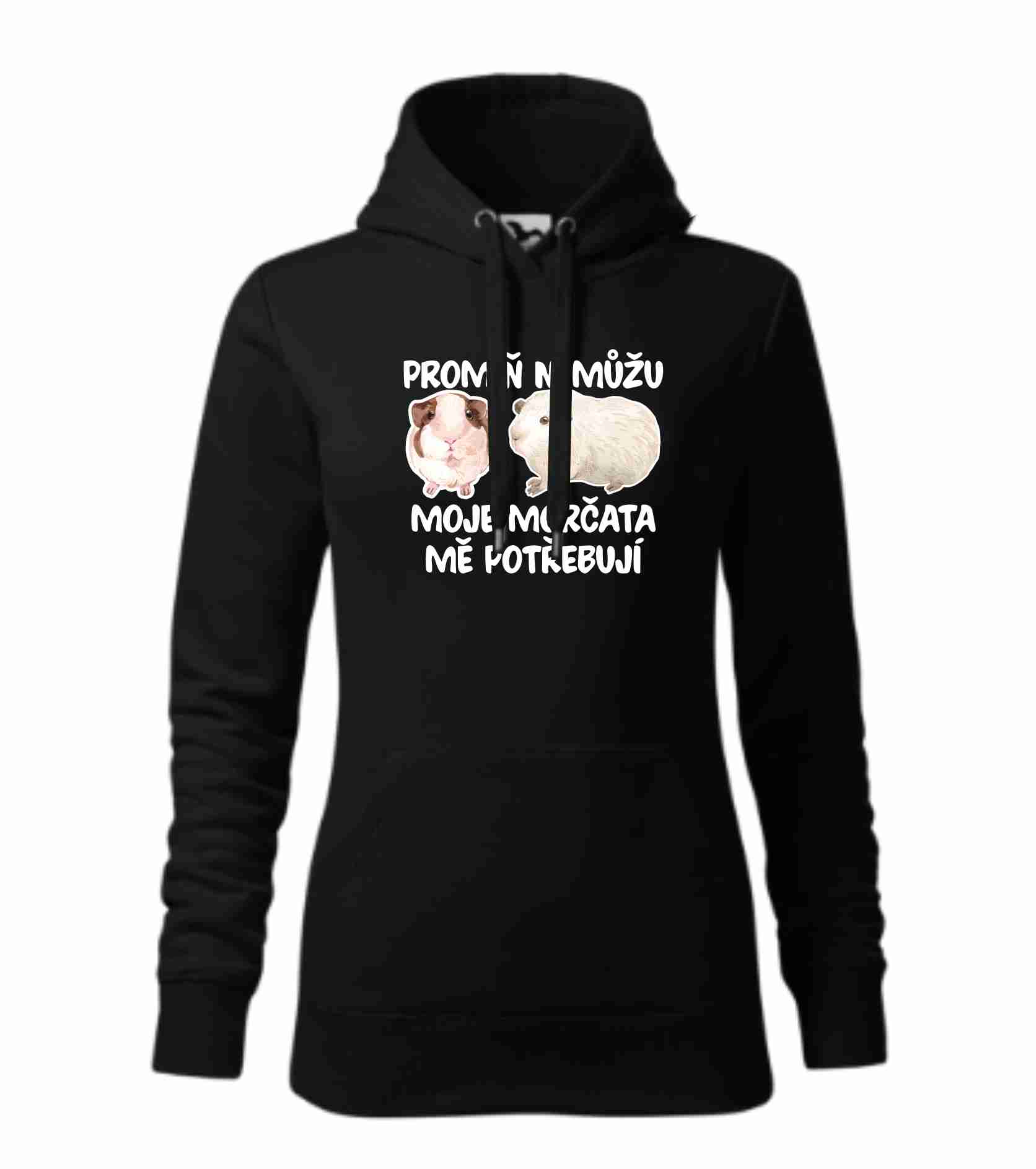 Mikina promiň nemůžu, morčata mě potřebují