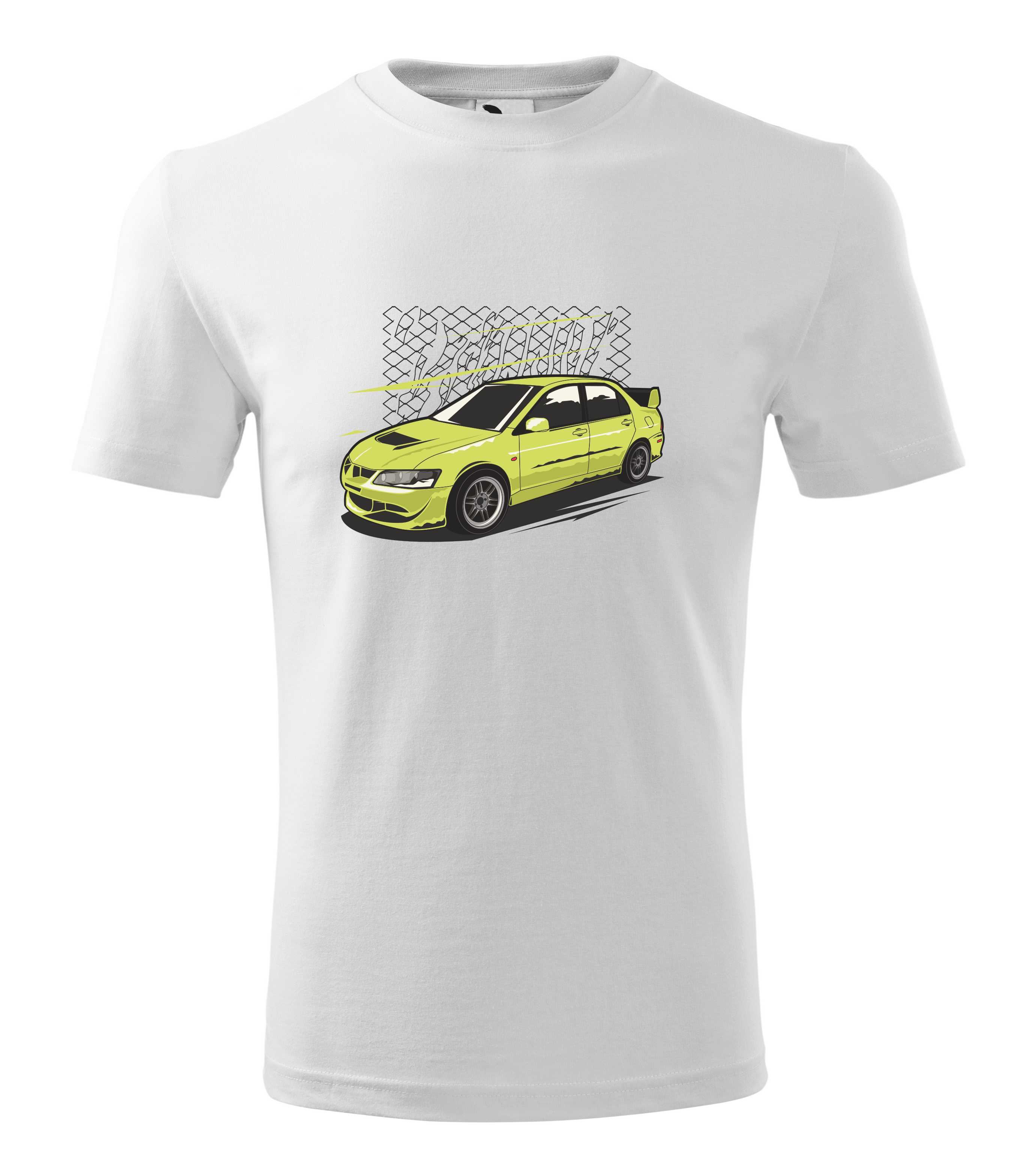 Tričko Mitsubishi lancer yellow