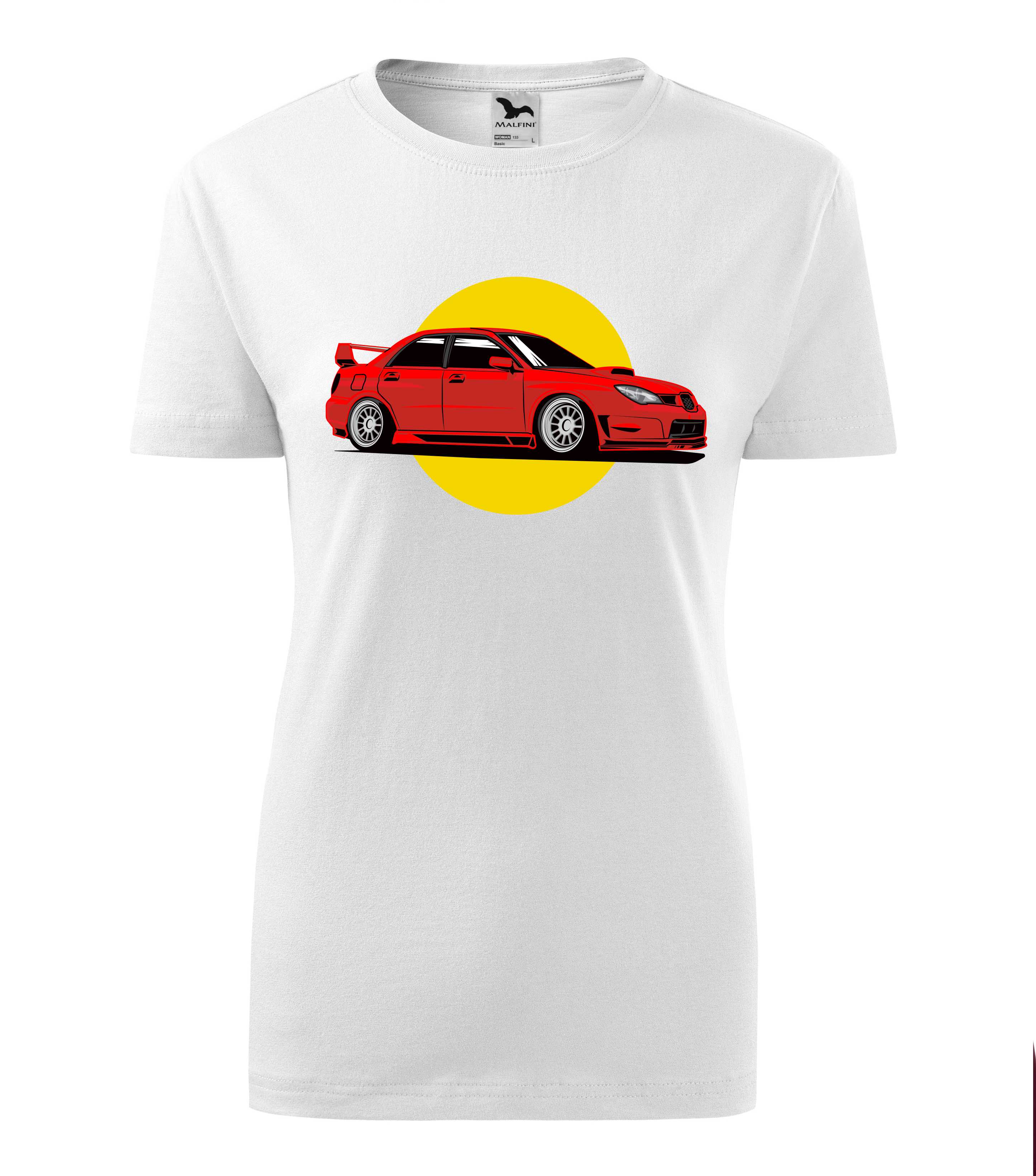 Tričko Subaru impreza red