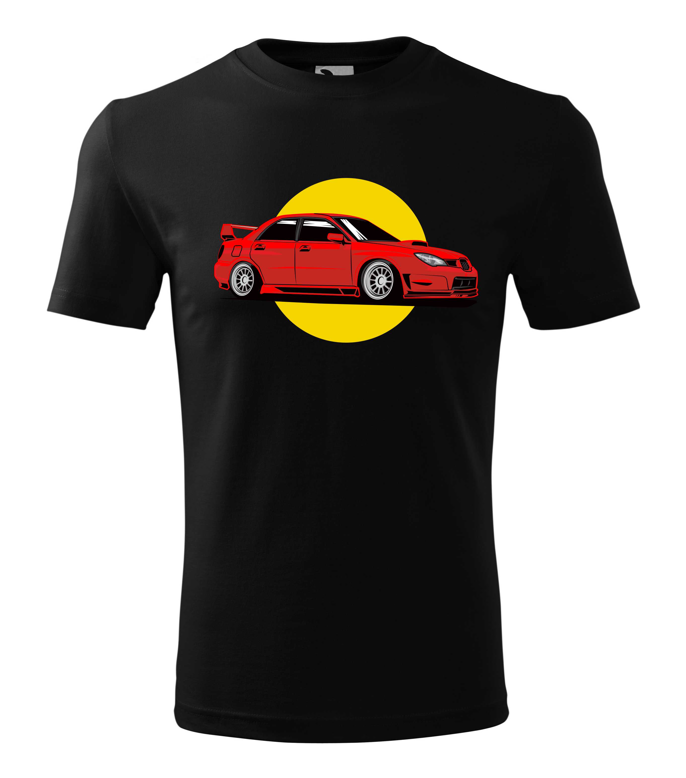 Tričko Subaru impreza red