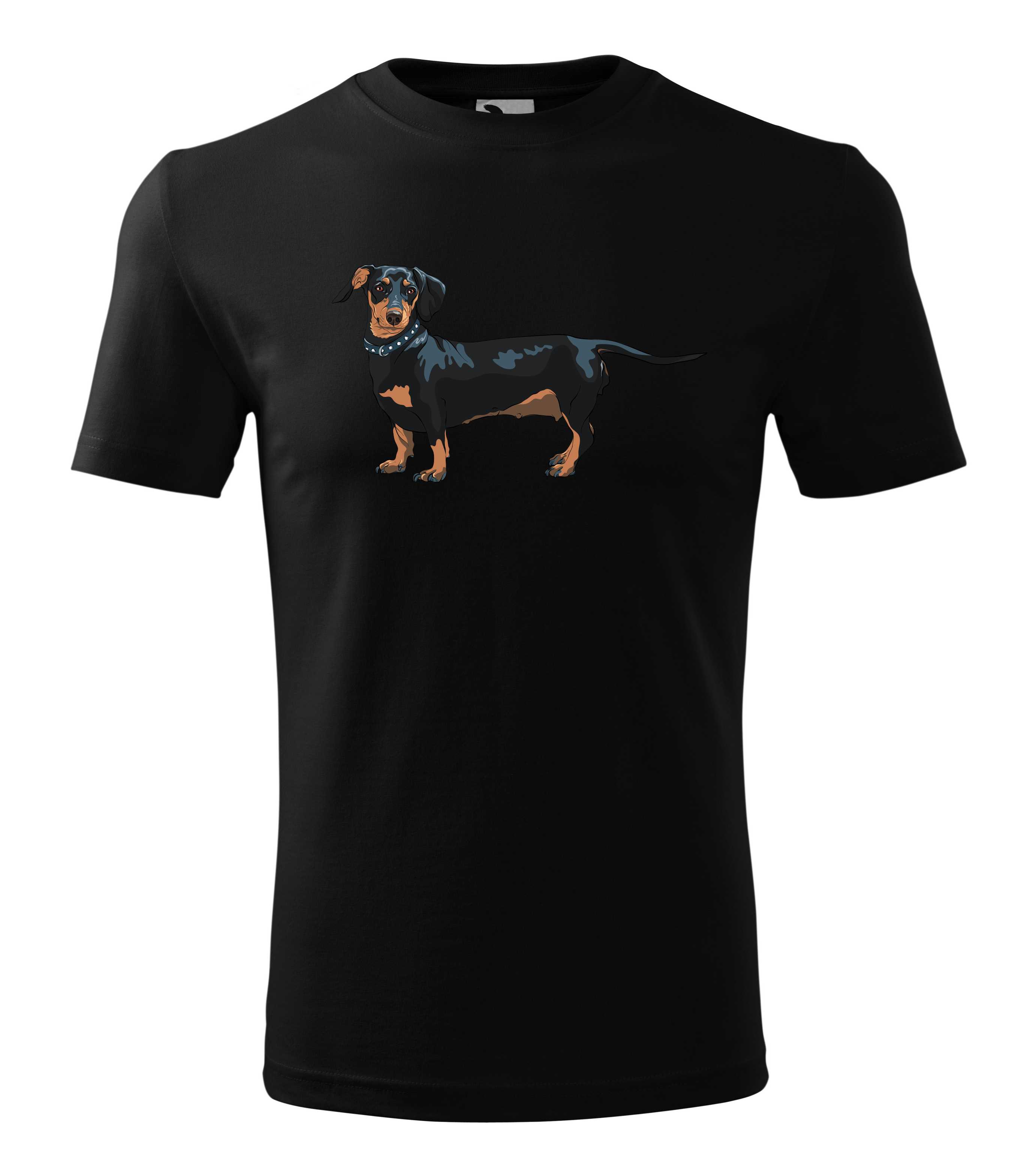 Tričko krátkosrstý jezevčík