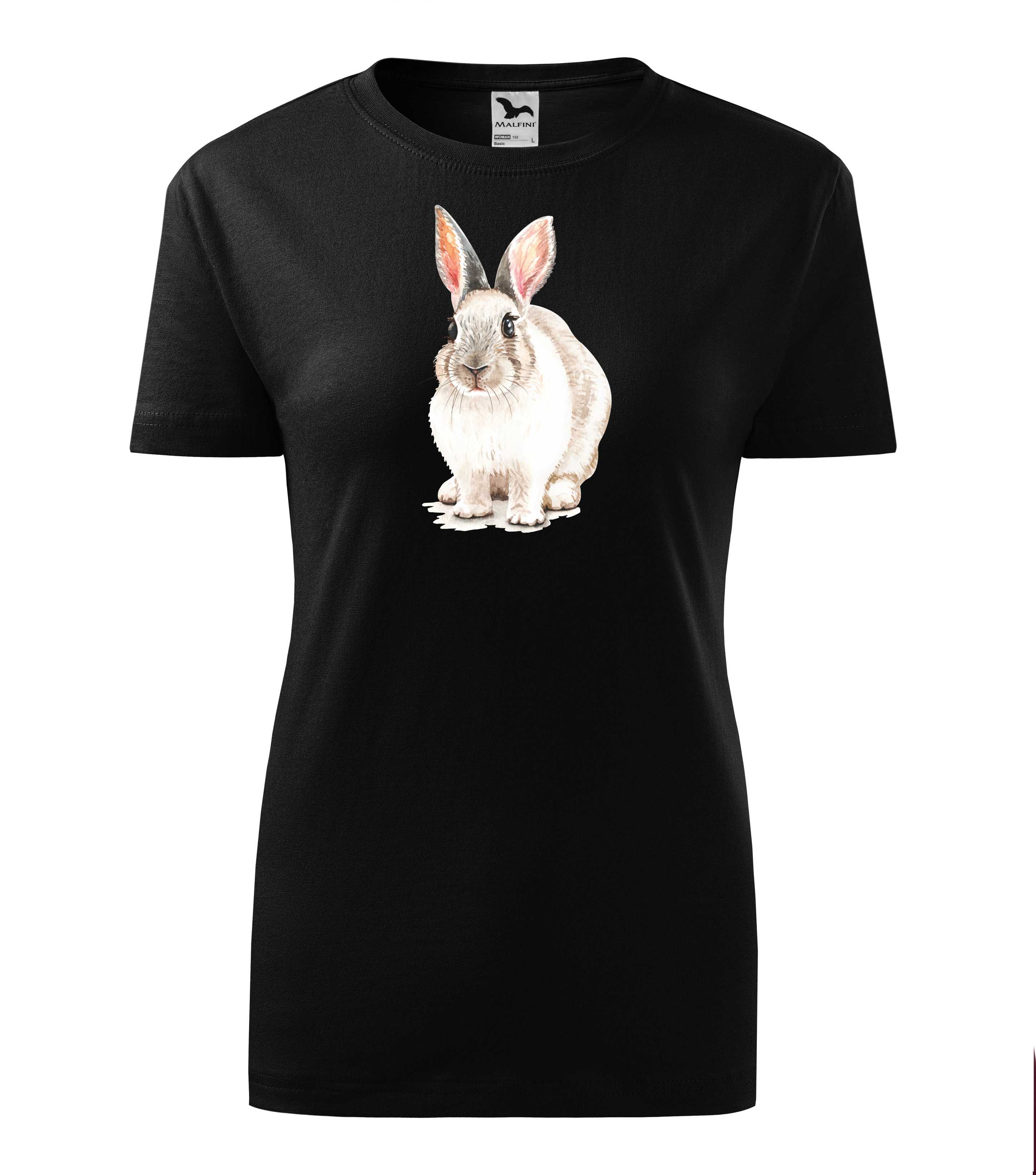 Tričko bílý králík