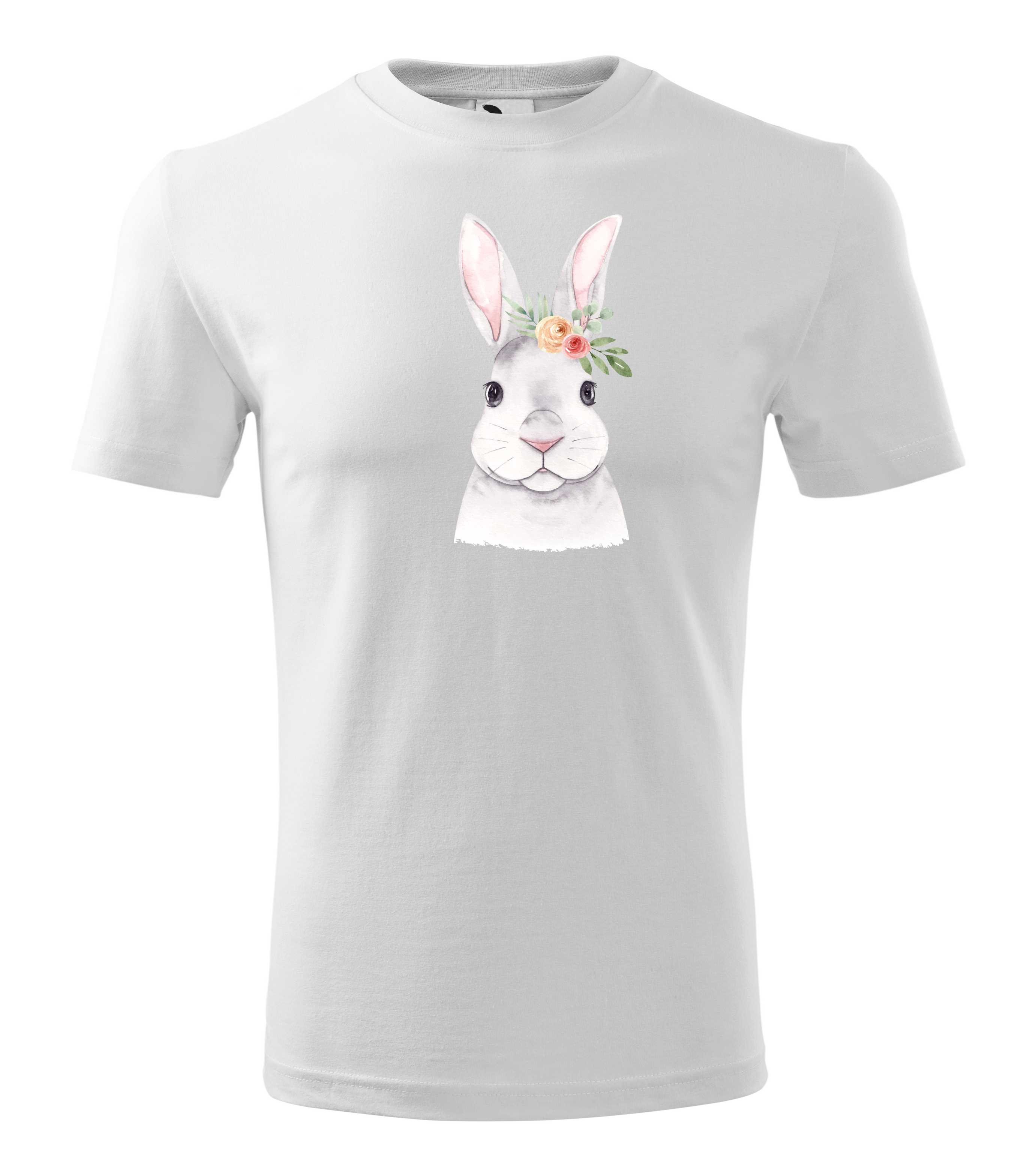 Tričko bílý králík