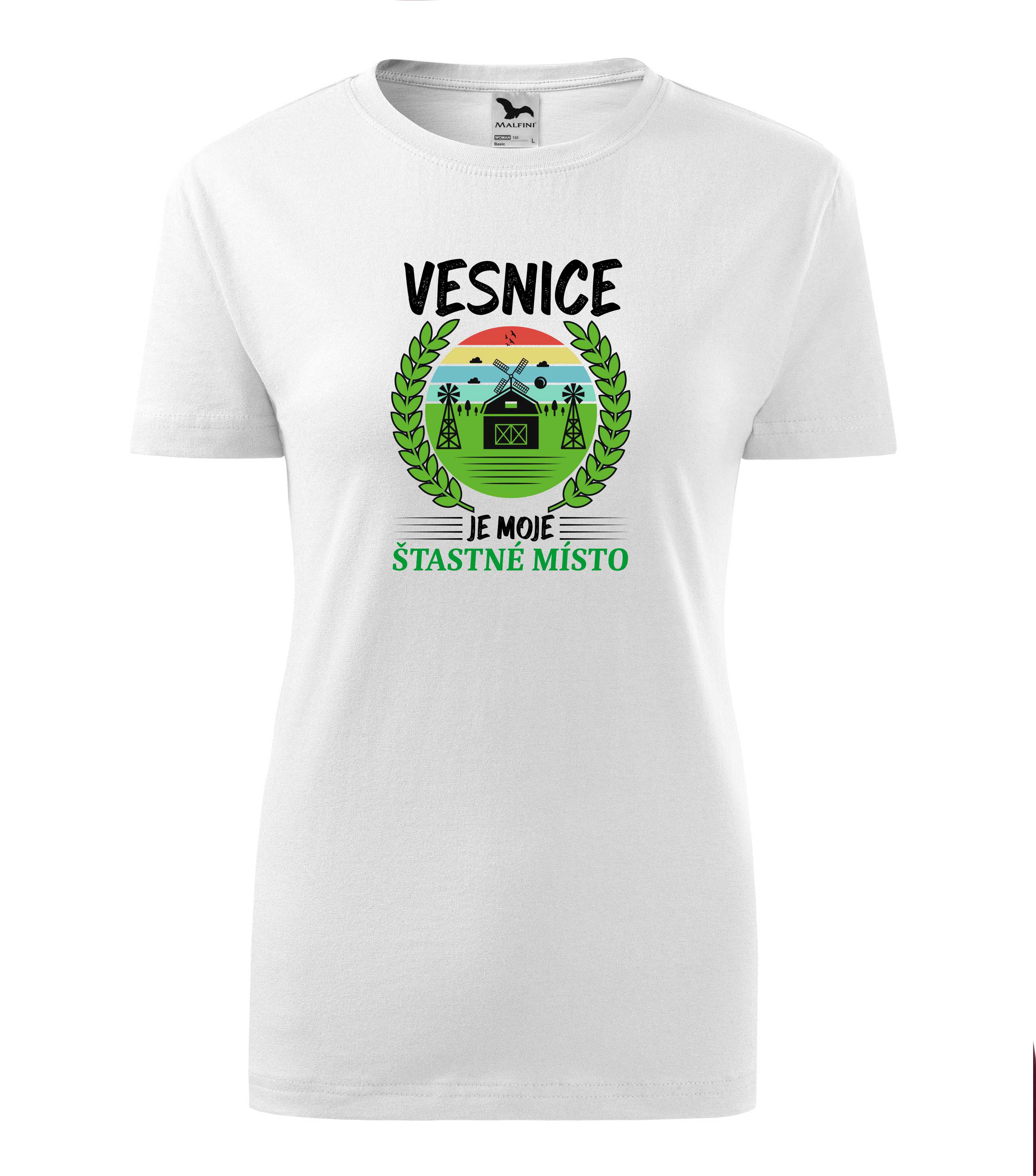 Tričko vesnice je moje šťastné místo