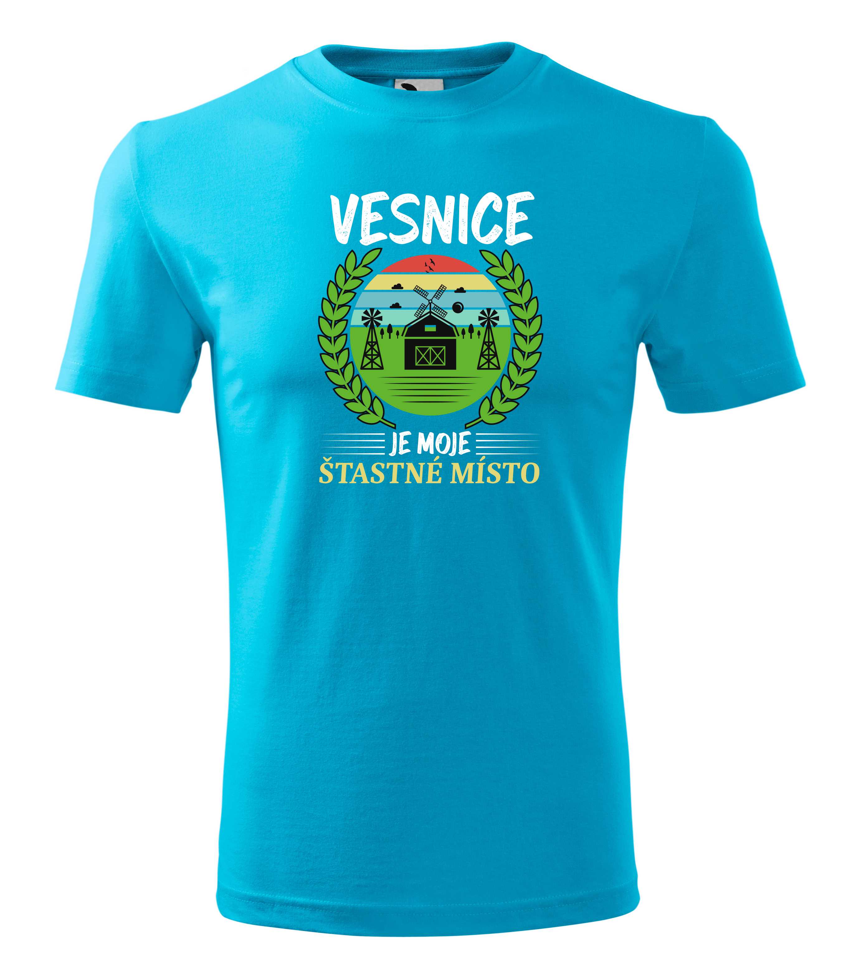 Tričko vesnice je moje šťastné místo