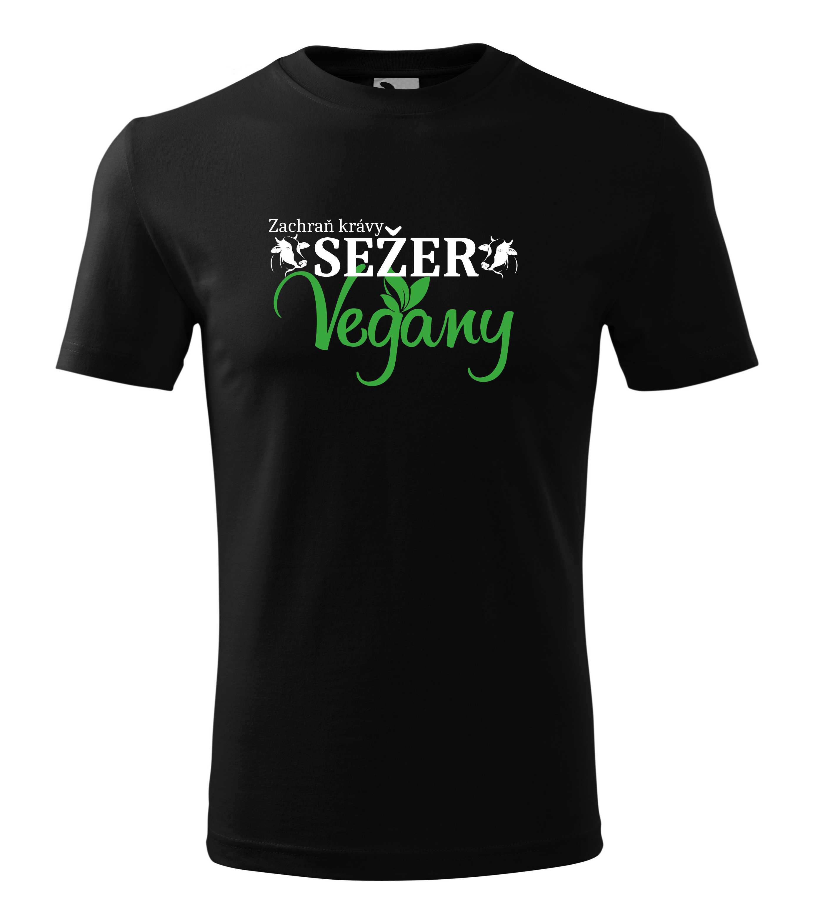 Tričko zachraň krávy, sežer vegany