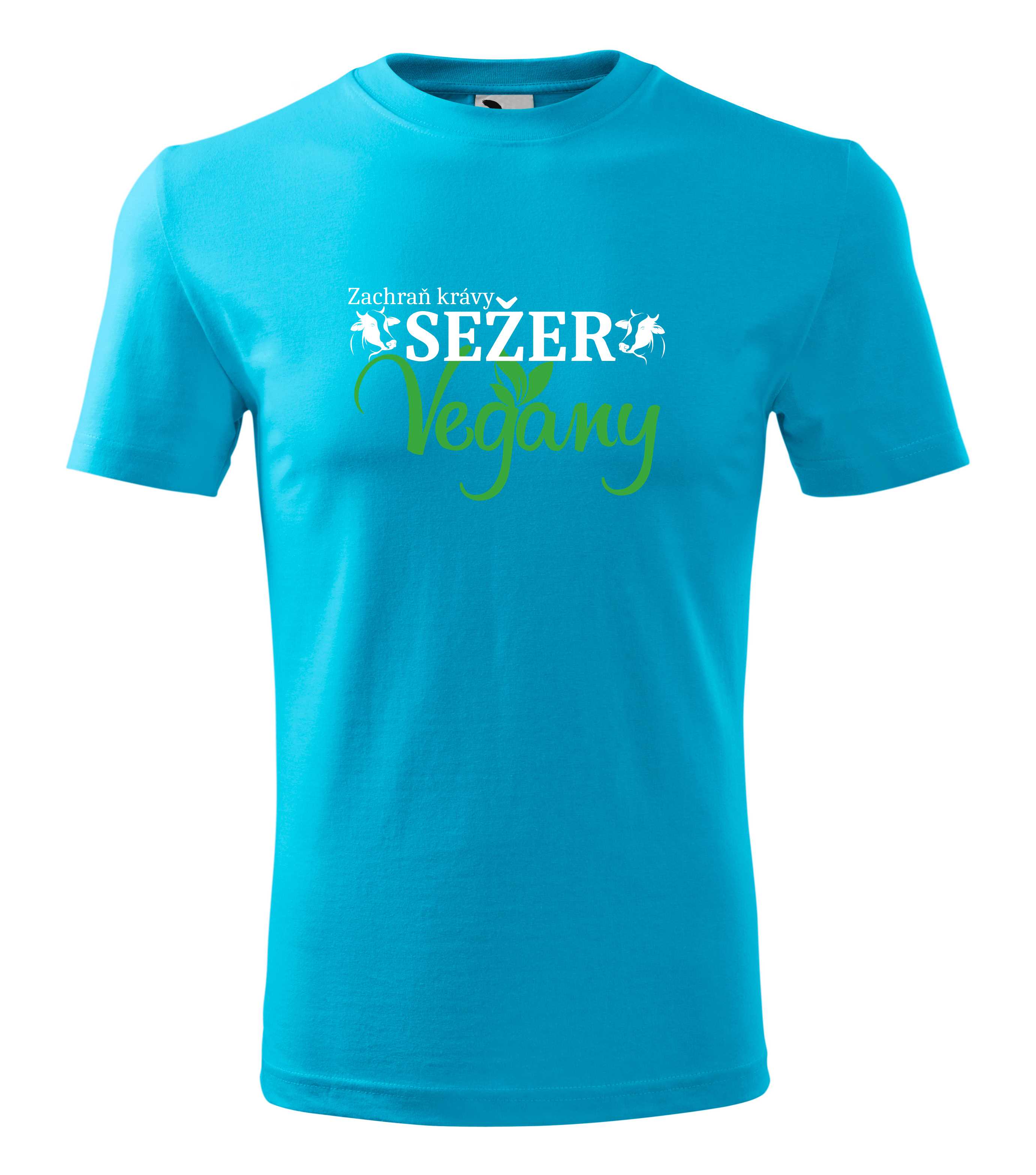 Tričko zachraň krávy, sežer vegany