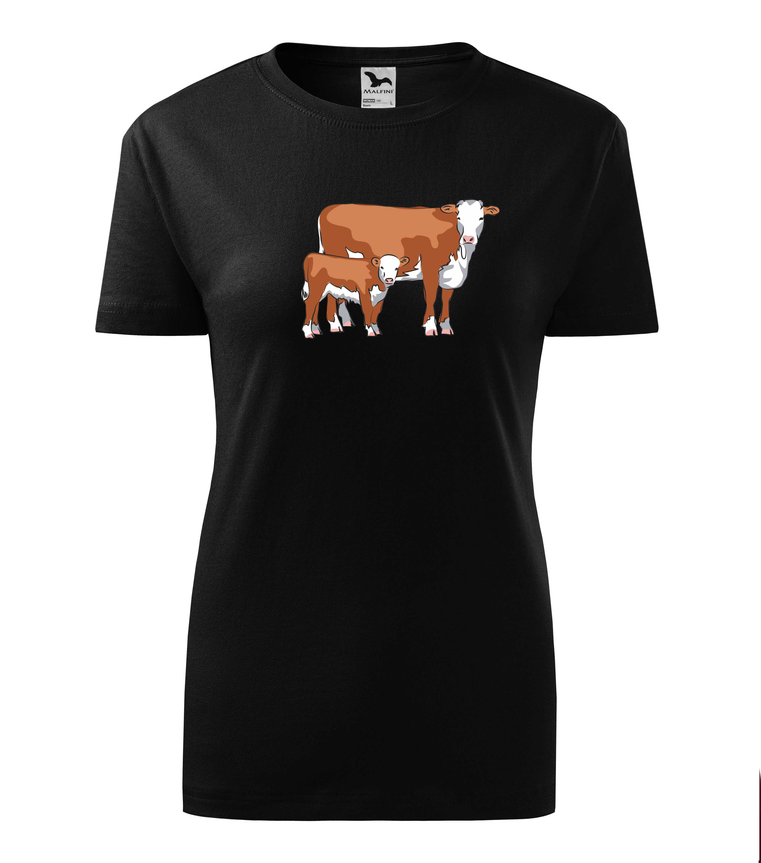 Tričko kráva s teletem