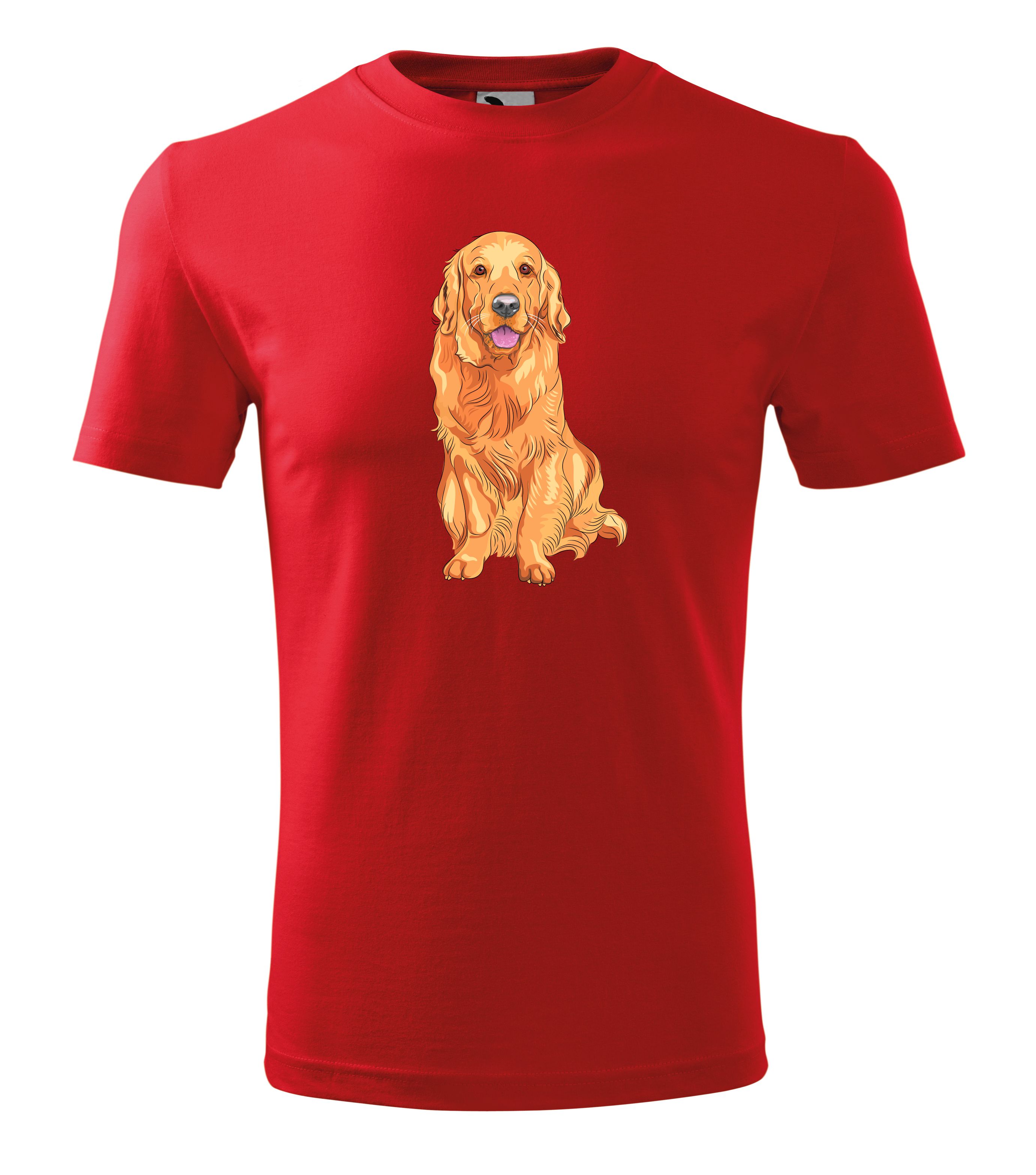 Tričko zlatý retrívr