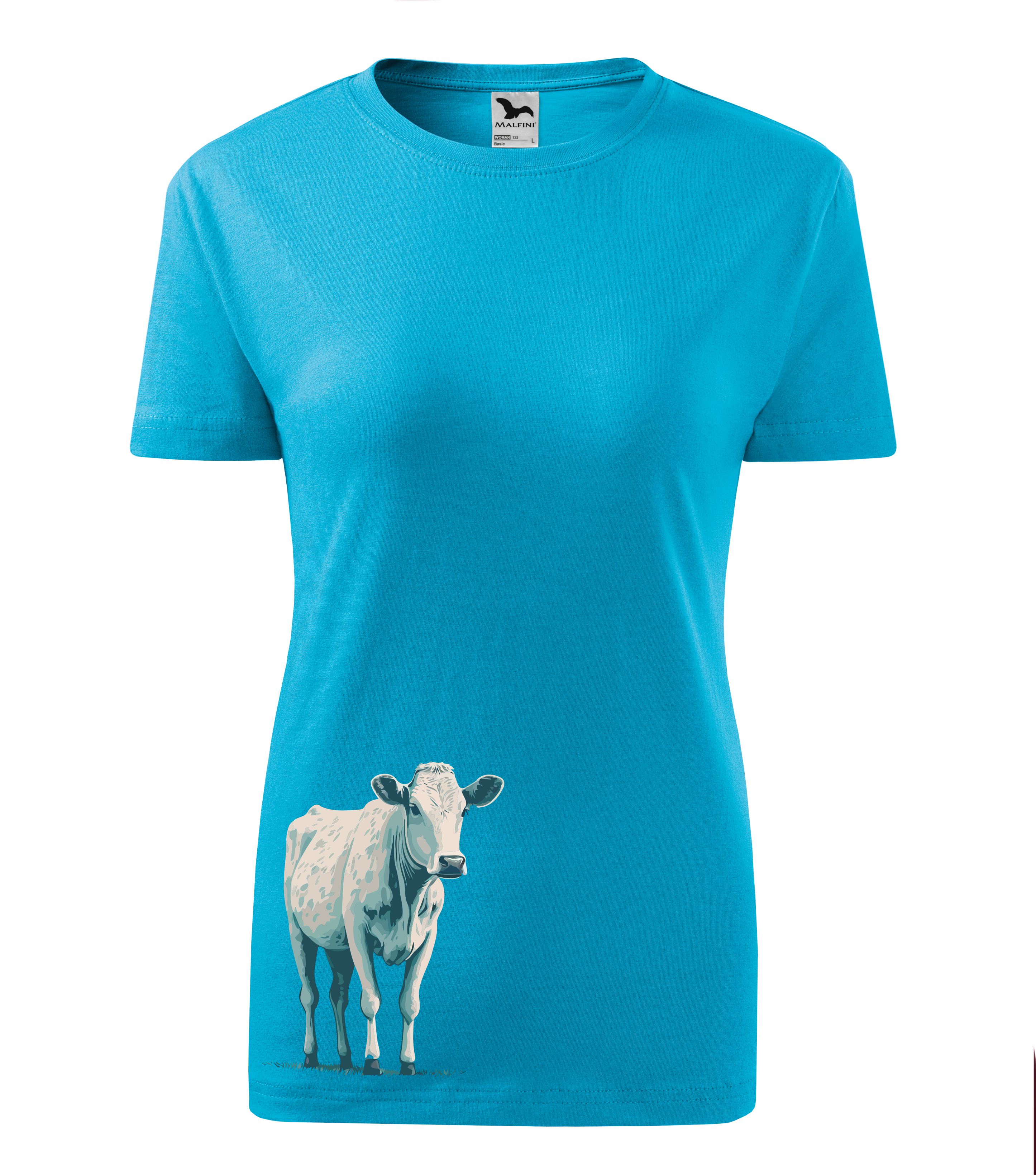 Tričko bílá kravka