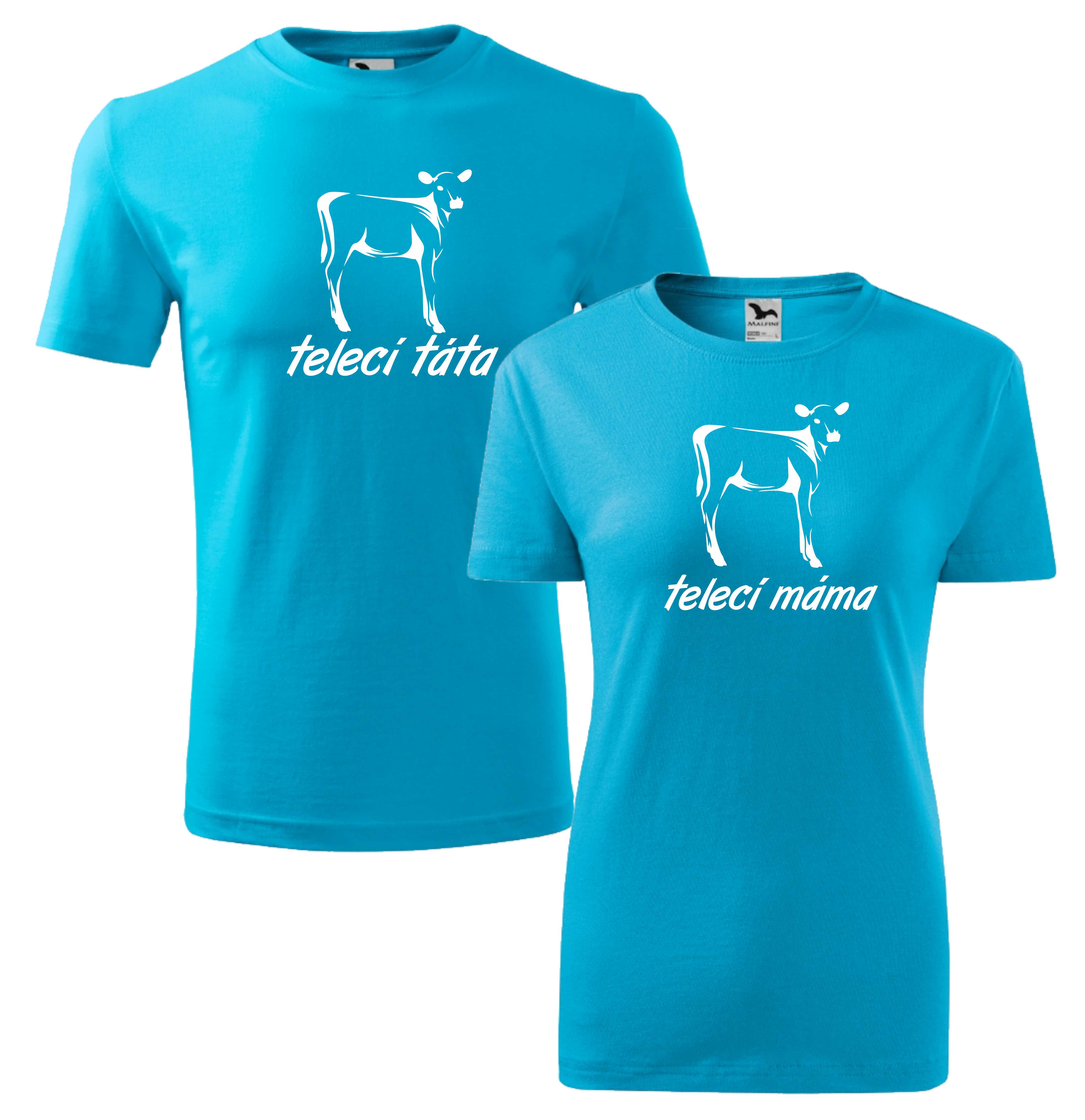 Párová trička telecí máma a telecí táta