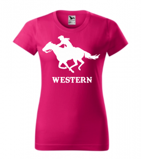 Triko westernová jezdkyně