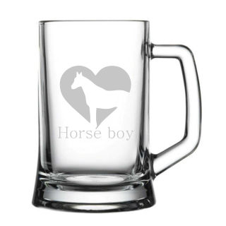Půllitr s motivem horse boy