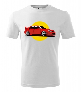 Tričko Subaru impreza red